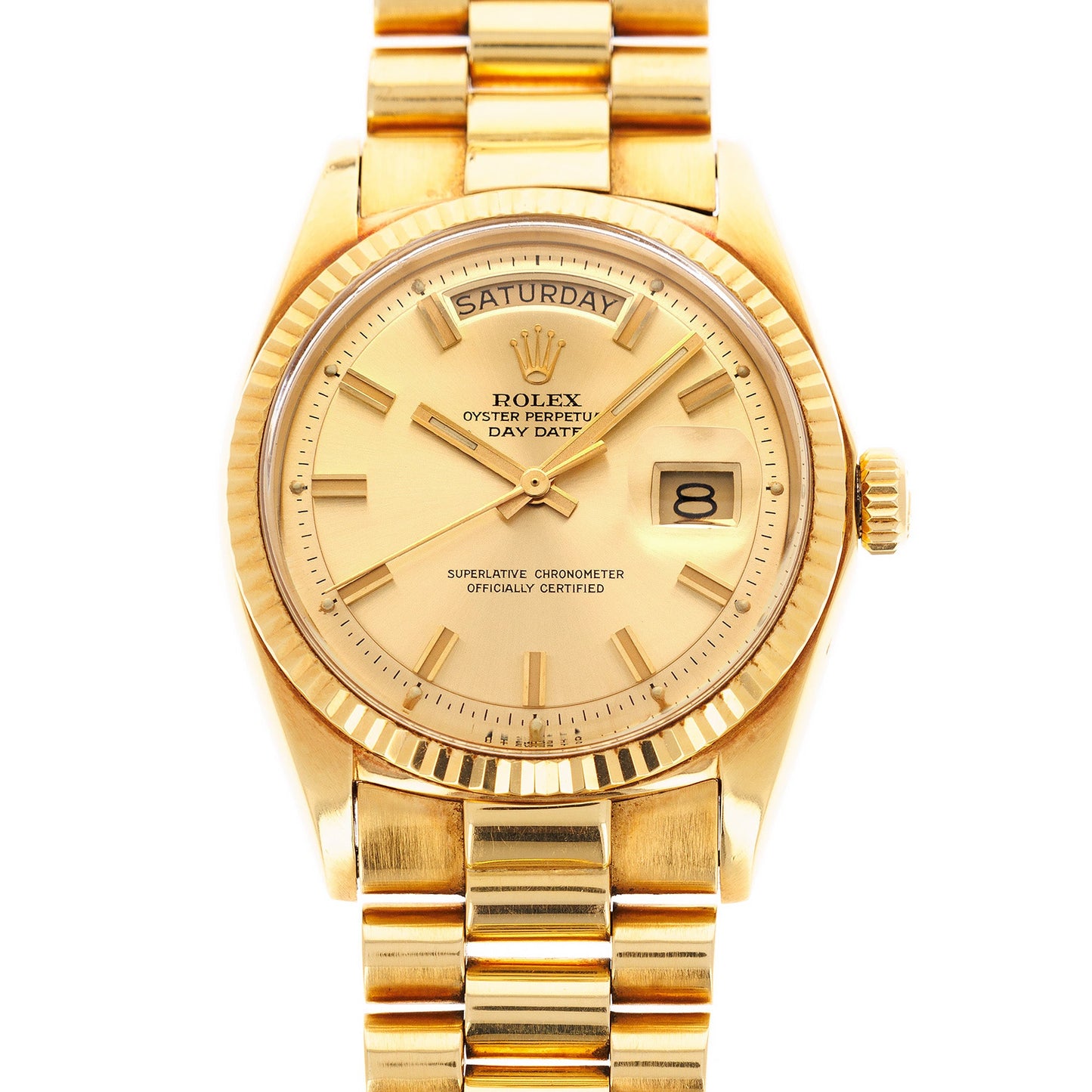 Rolex Yellow Gold Day Date Ref. 1803 with Wide Boy Dial