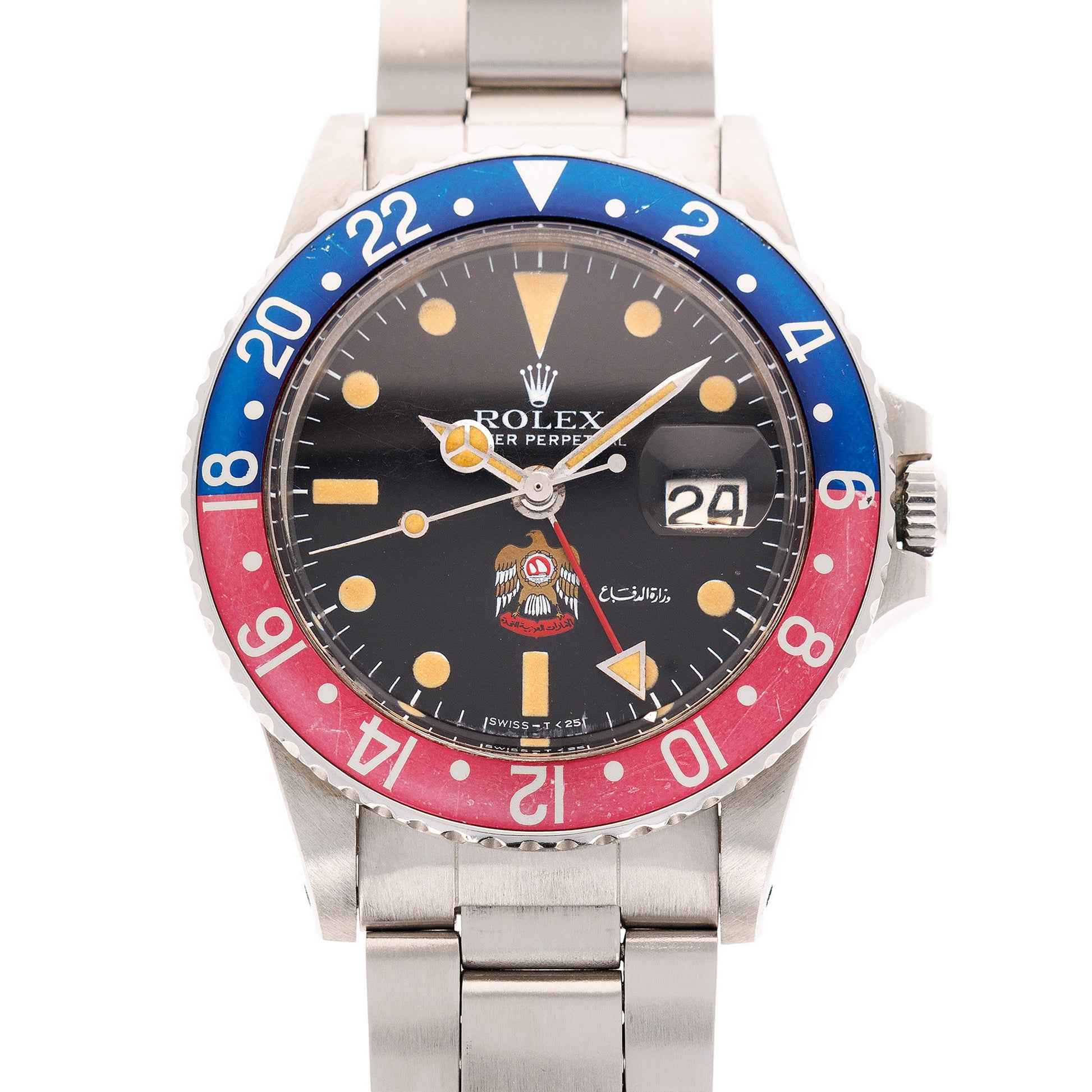 Rolex Steel GMT-Master Ref. 1675 with UAE Coat of Arms