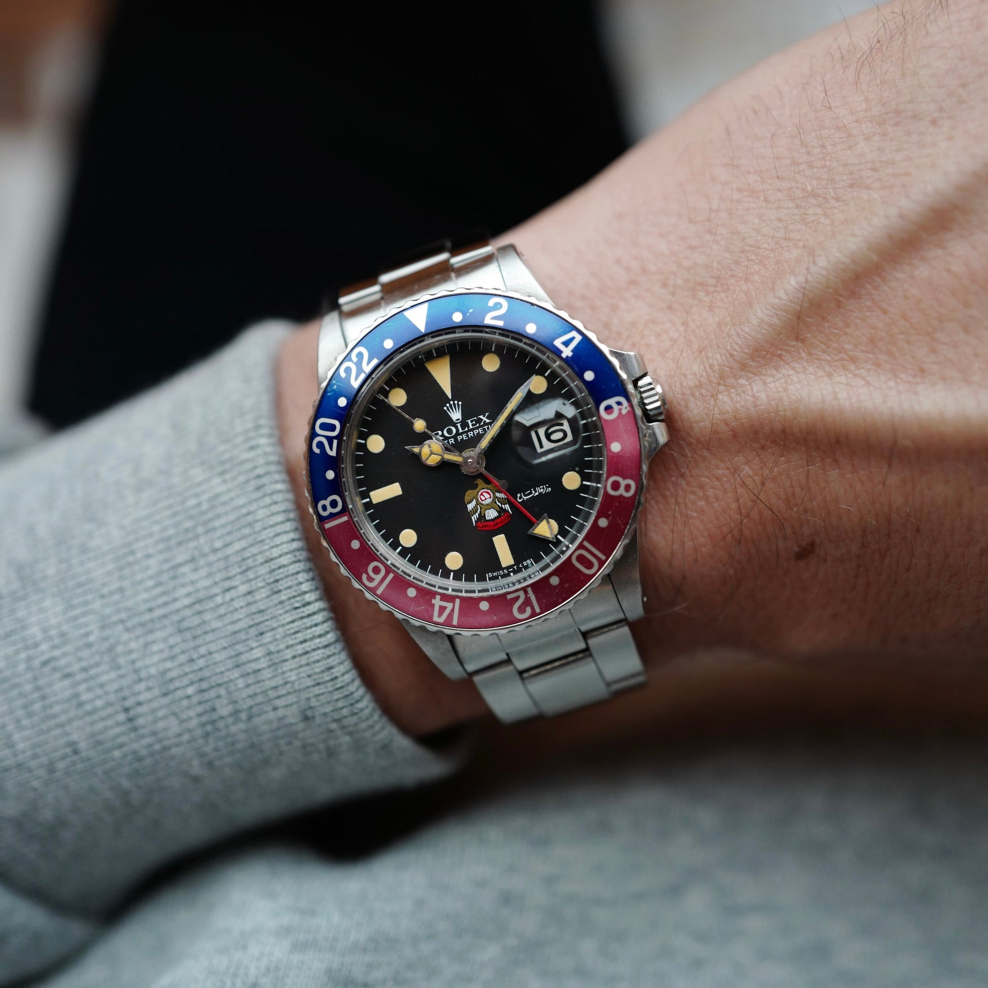 Rolex Steel GMT-Master Ref. 1675 with UAE Coat of Arms