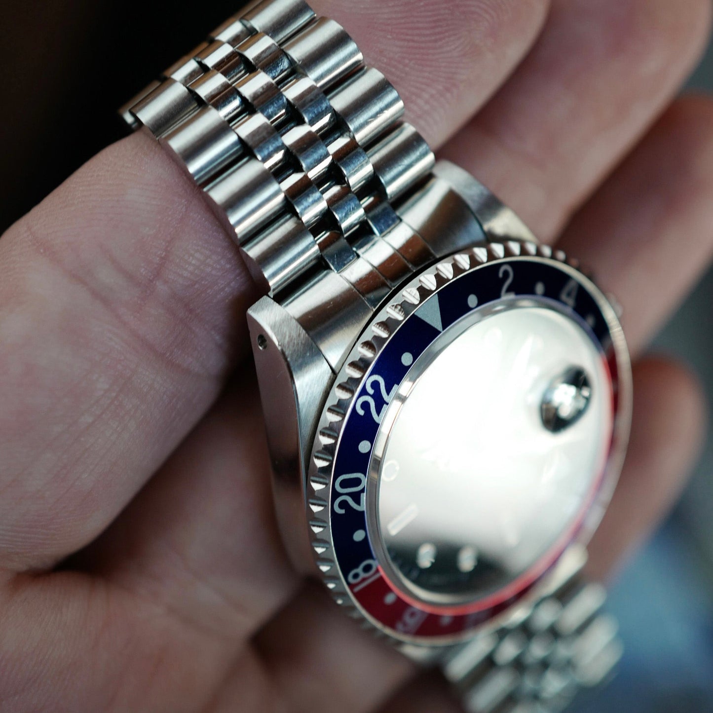 Rolex Steel Pepsi GMT-Master Ref. 16710 on Jubilee Bracelet in Top Condition (New Arrival)