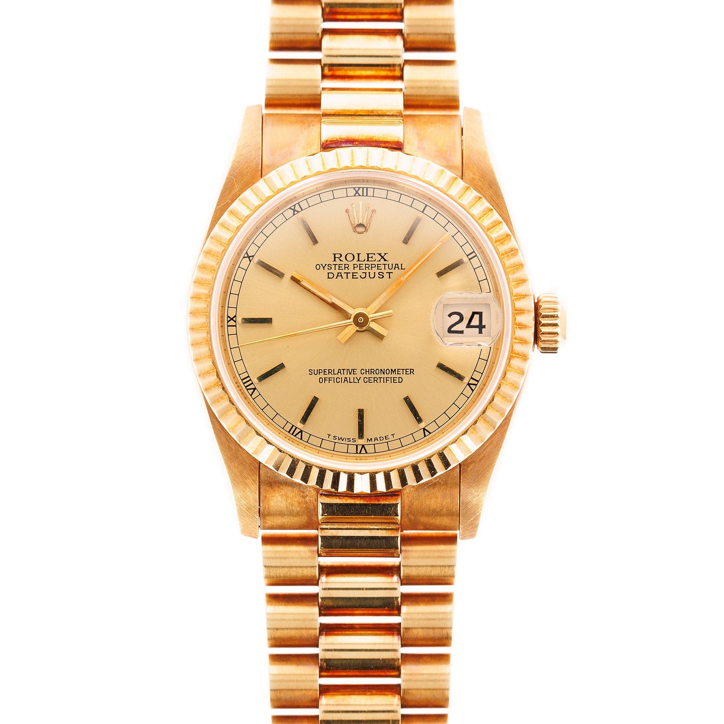 Rolex Yellow Gold Datejust Ref. 68278 in New Old Stock Condition