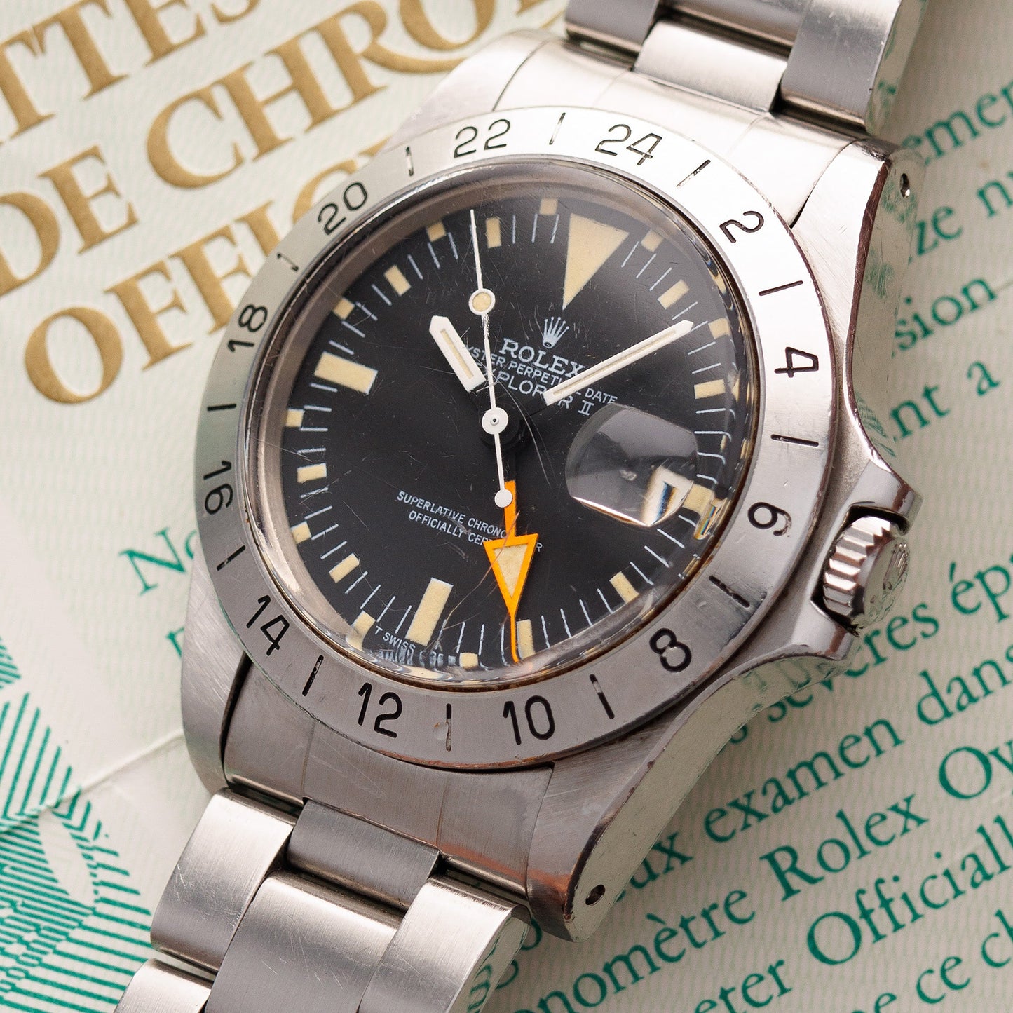 Rolex Steel Explorer II Orange Hand Ref. 1655