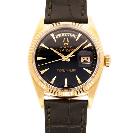 Rolex Yellow Gold Day Date Ref. 1803 with Black Claw Dial