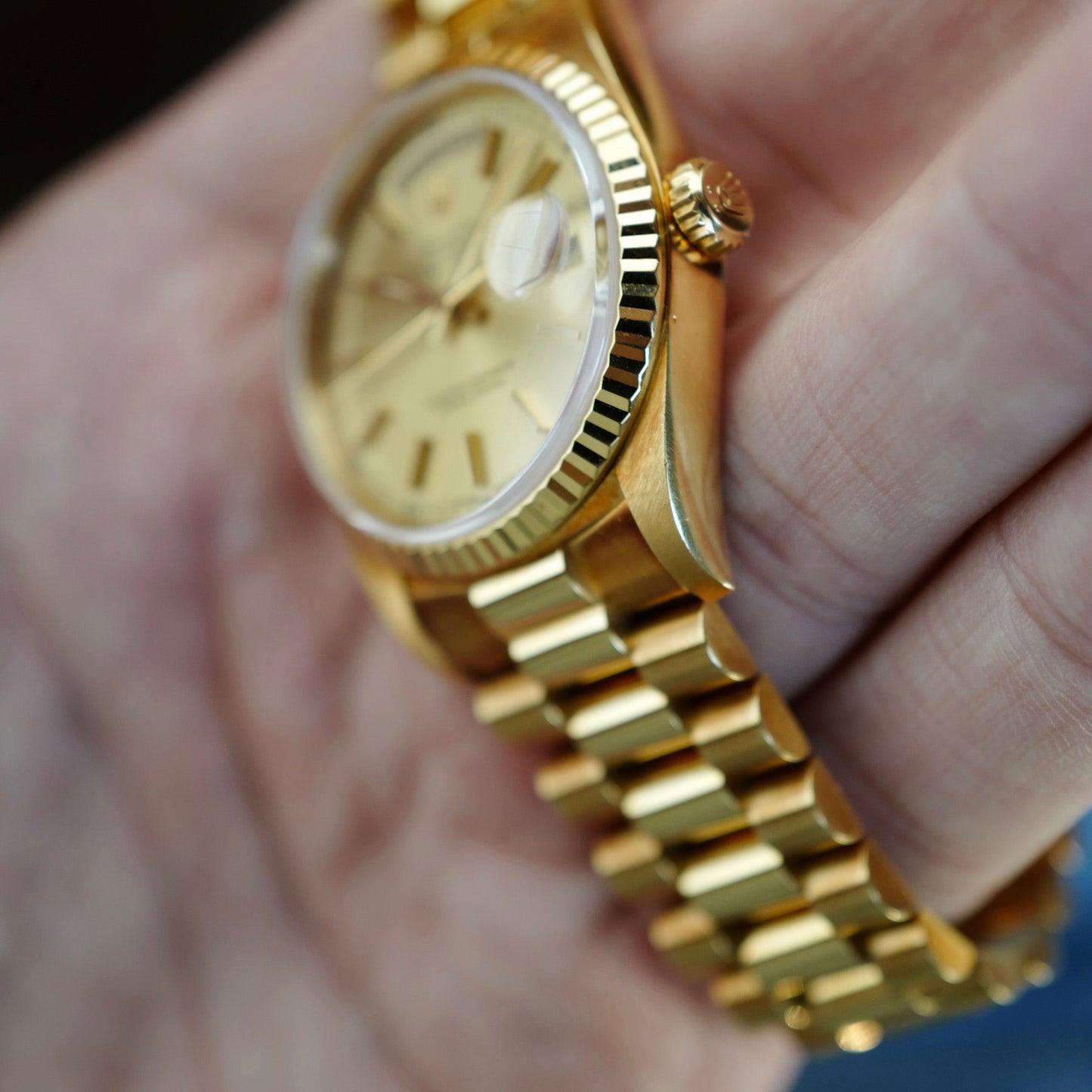 Rolex Yellow Gold Day-Date Ref. 18238 in Outstanding Condition with Papers