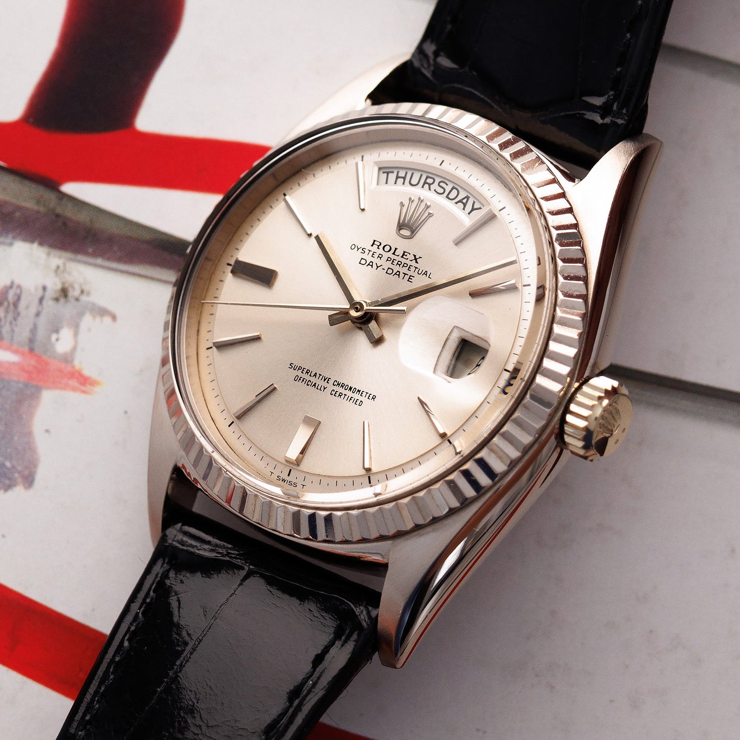 Rolex White Gold Vintage Day Date Ref. 1803