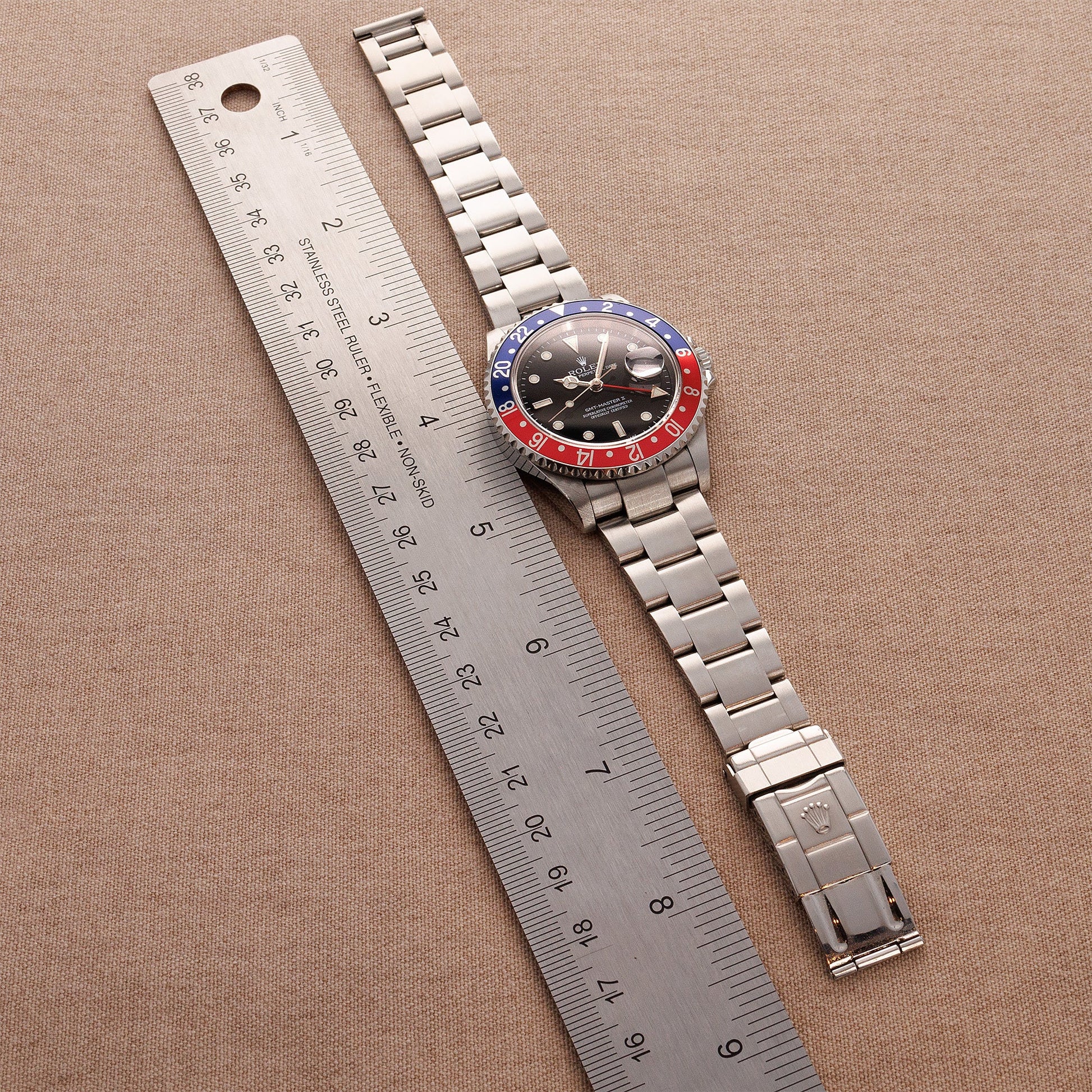 Rolex Steel GMT Master II Ref. 16710 with Box and Papers