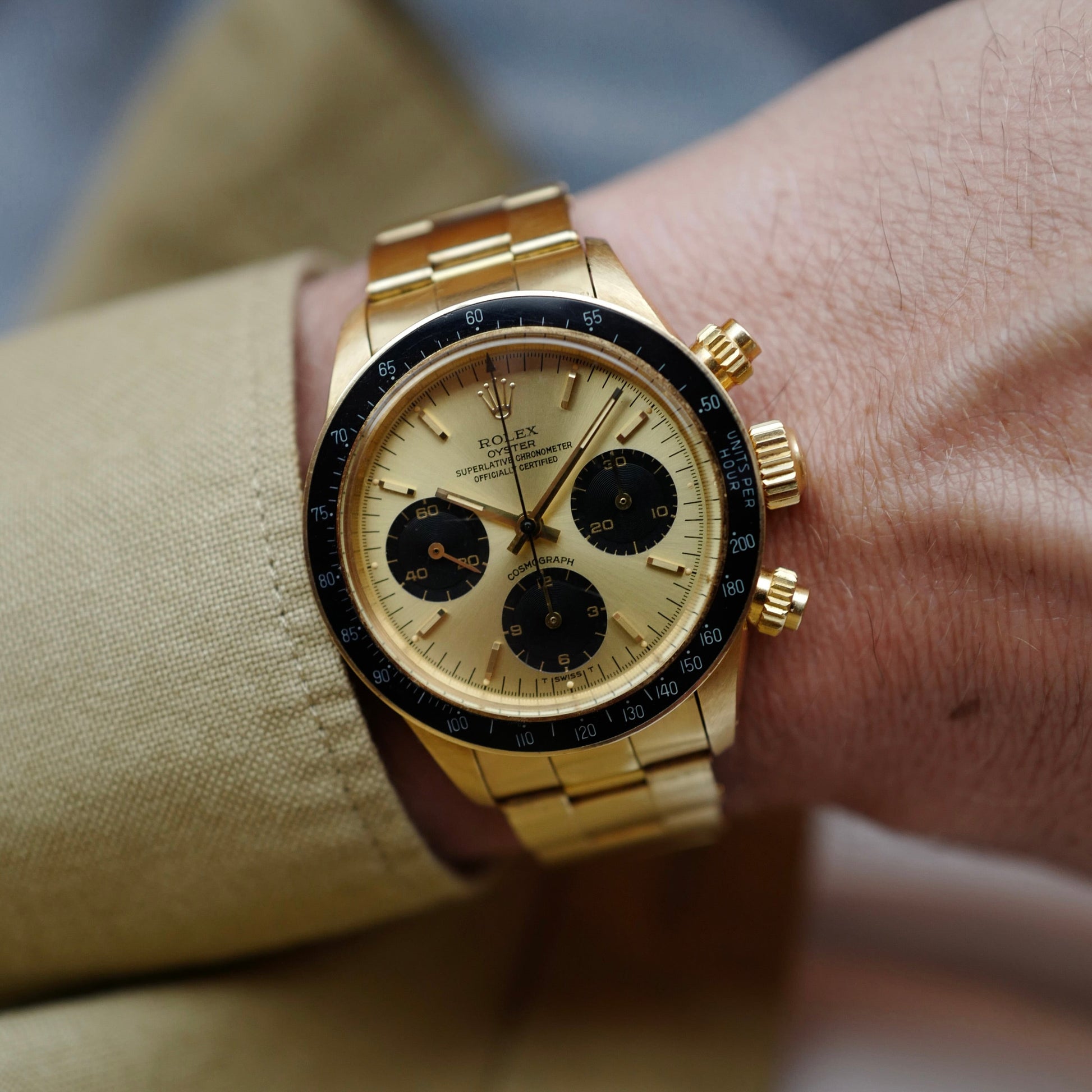 Rolex Yellow Gold Cosmograph Daytona Watch Ref. 6263