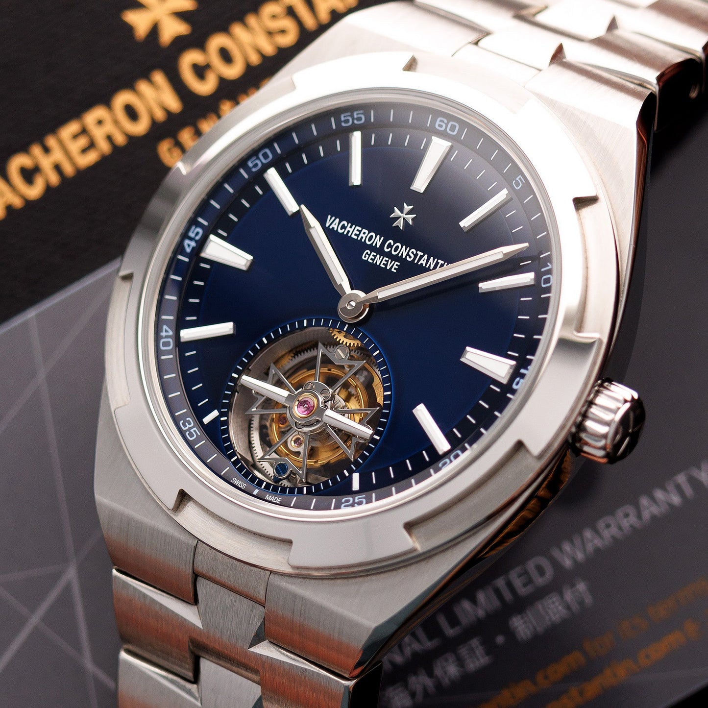 Vacheron Constantin Steel Overseas Tourbillon Ref. 6000V/110A