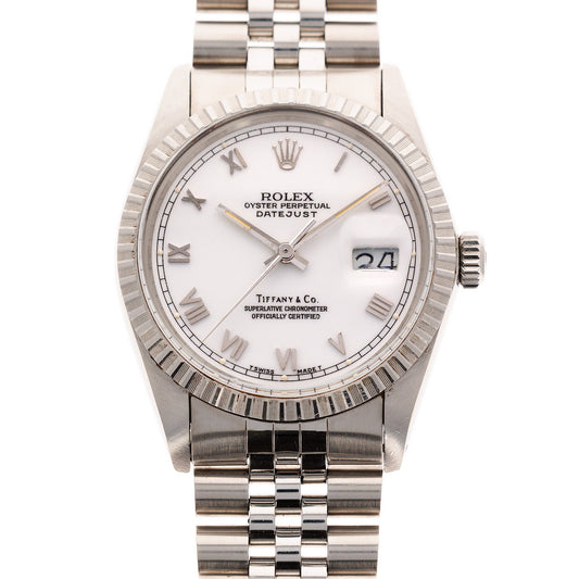 Rolex Steel Datejust Ref. 16030 Retailed by Tiffany & Co.