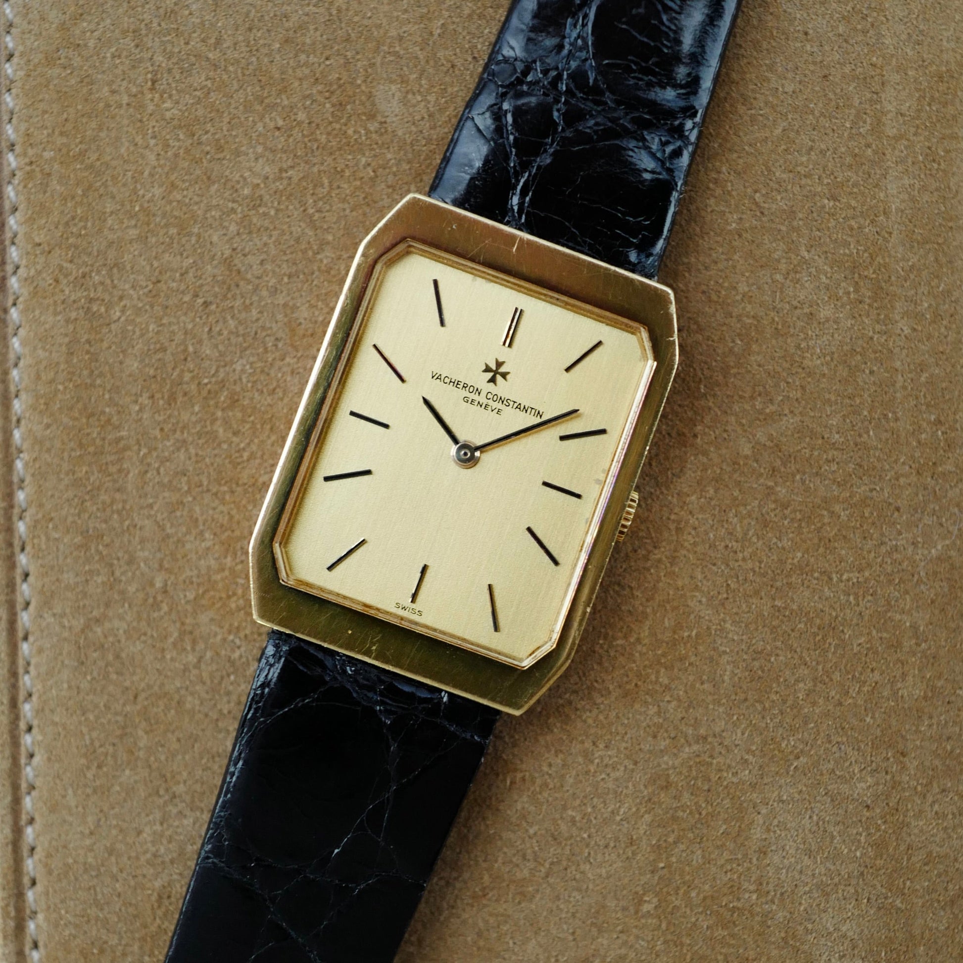 Vacheron Constantin Yellow Gold Rectangular Watch