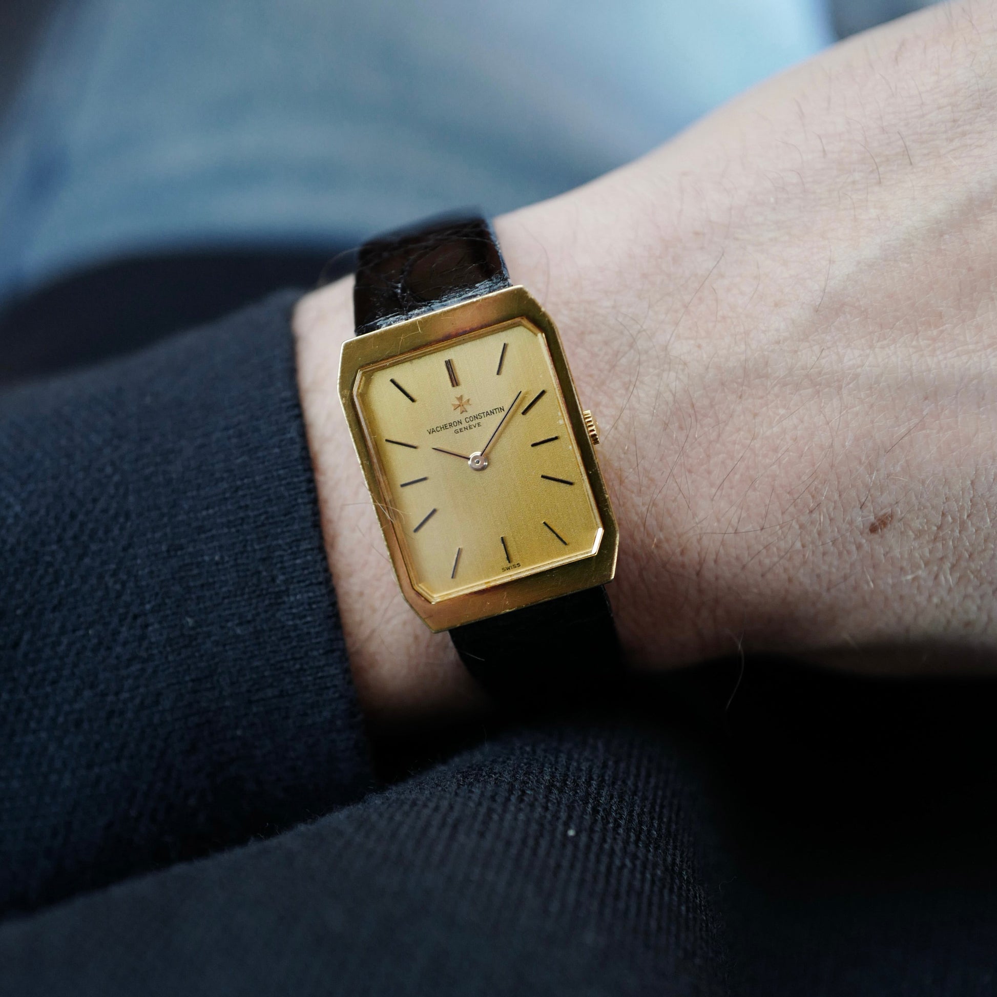 Vacheron Constantin Yellow Gold Rectangular Watch