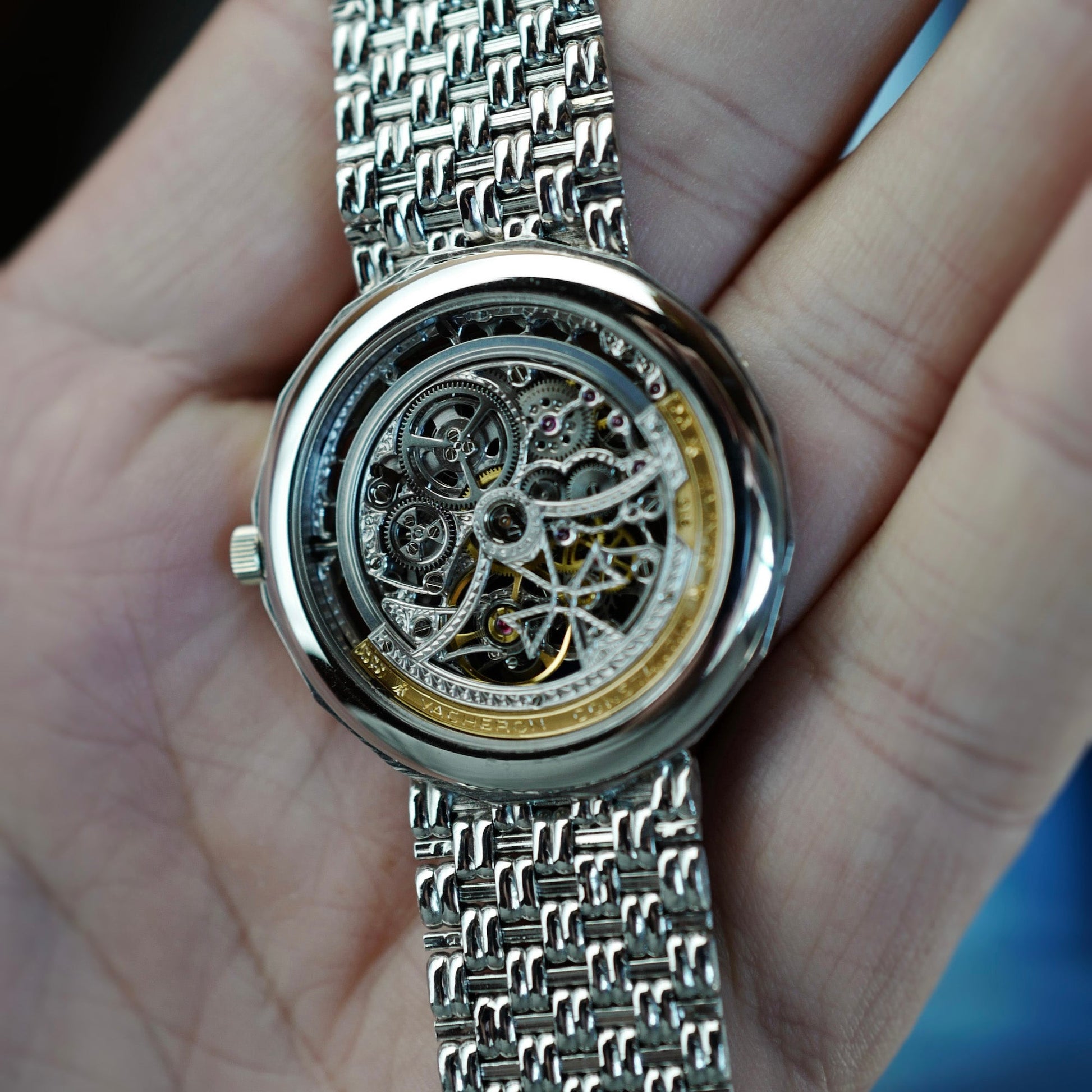 Vacheron Constantin Platinum Skeleton Perpetual Watch Ref. 43033