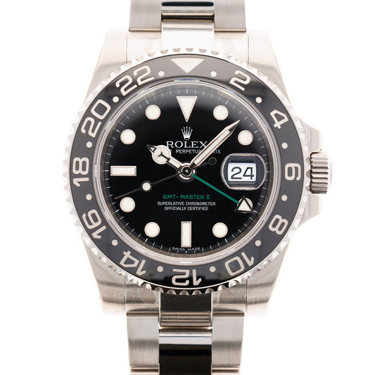 Rolex Steel GMT Master II Ref. 116710LN in New Old Stock Condition