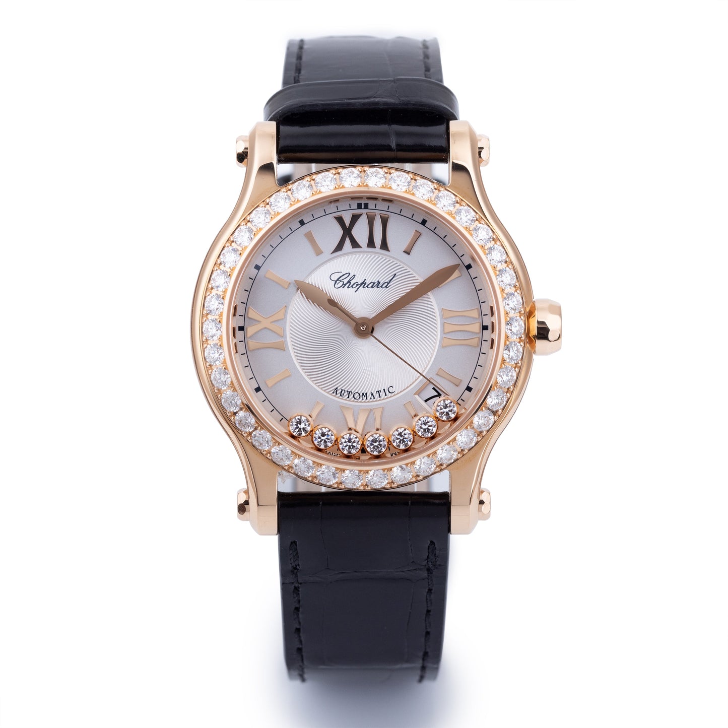 Unworn Chopard Happy Sport | REF. 274808-5003 | Box & Papers | 18k Rose Gold