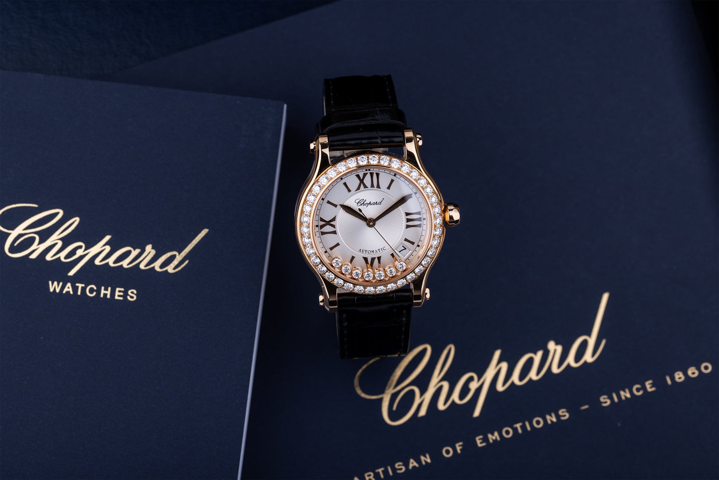 Unworn Chopard Happy Sport | REF. 274808-5003 | Box & Papers | 18k Rose Gold