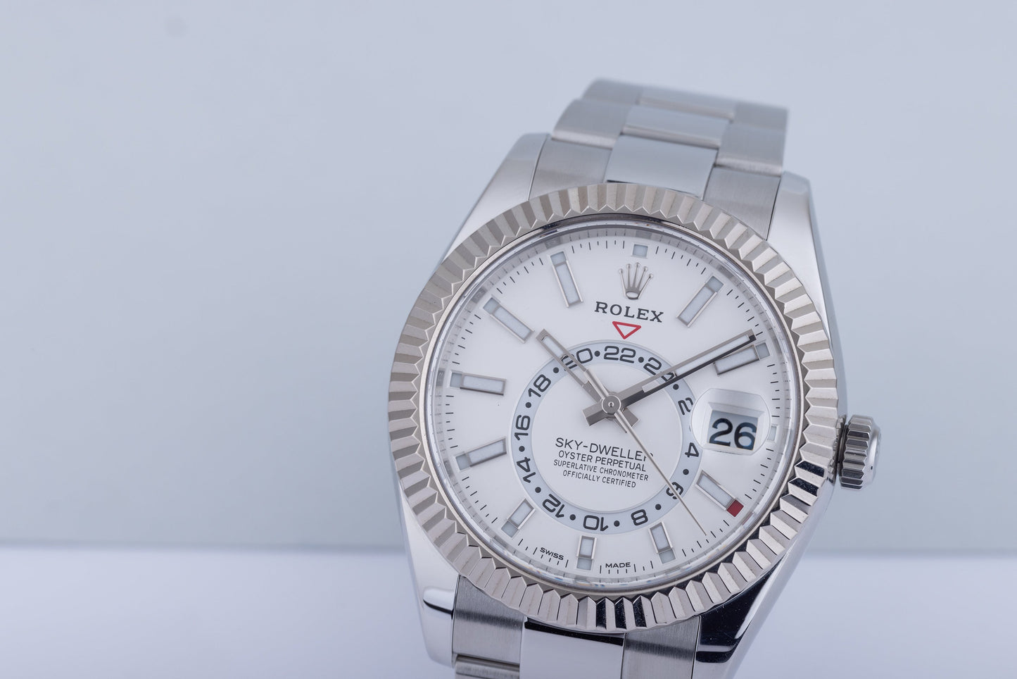 Rolex Sky-Dweller | REF. 326934 | White Dial | Stainless Steel & 18k White Gold