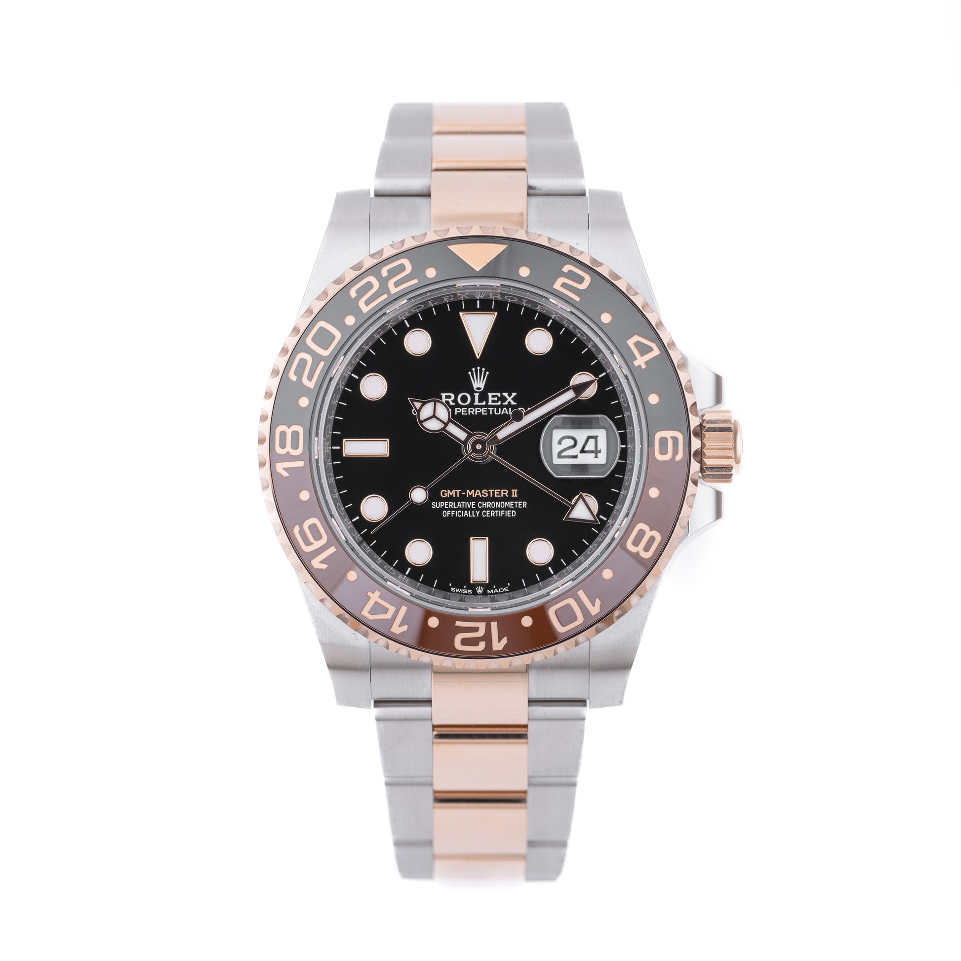 Unworn Rolex GMT-Master II 'Rootbeer' | REF. 126711CHNR | Box & Papers | 2023 | Stainless Steel & 18k Rose Gold