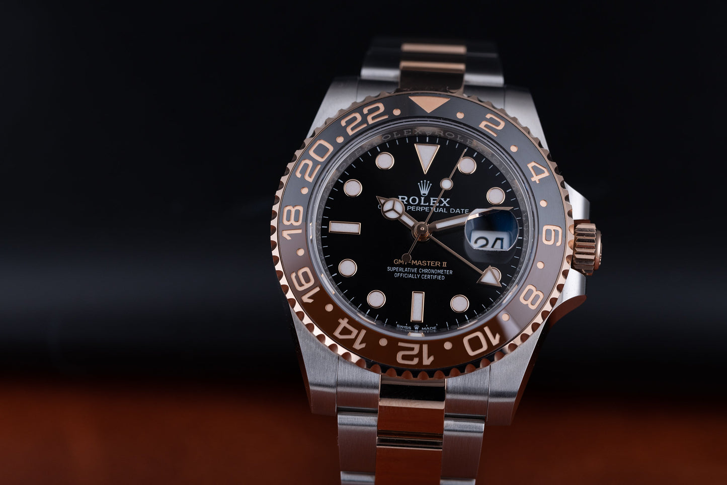 Unworn Rolex GMT-Master II 'Rootbeer' | REF. 126711CHNR | Box & Papers | 2023 | Stainless Steel & 18k Rose Gold