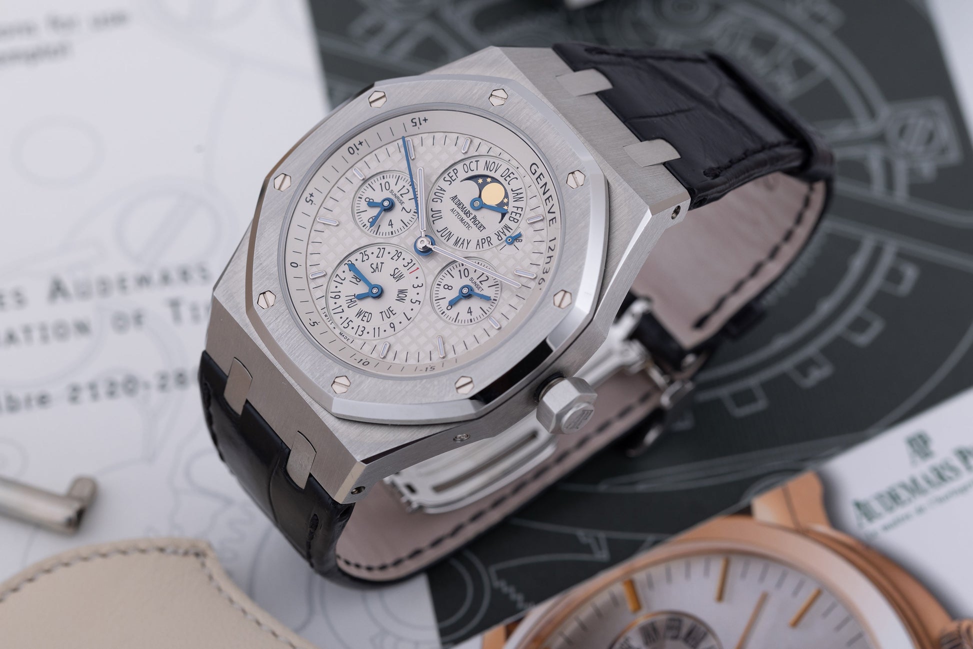 Unworn Audemars Piguet Royal Oak Equation of Time - Equation Du Temps 'Geneve' | REF. 26603ST.OO.D002CR.01000 | Silvered Dial | Box & Papers | 2012 | Stainless Steel