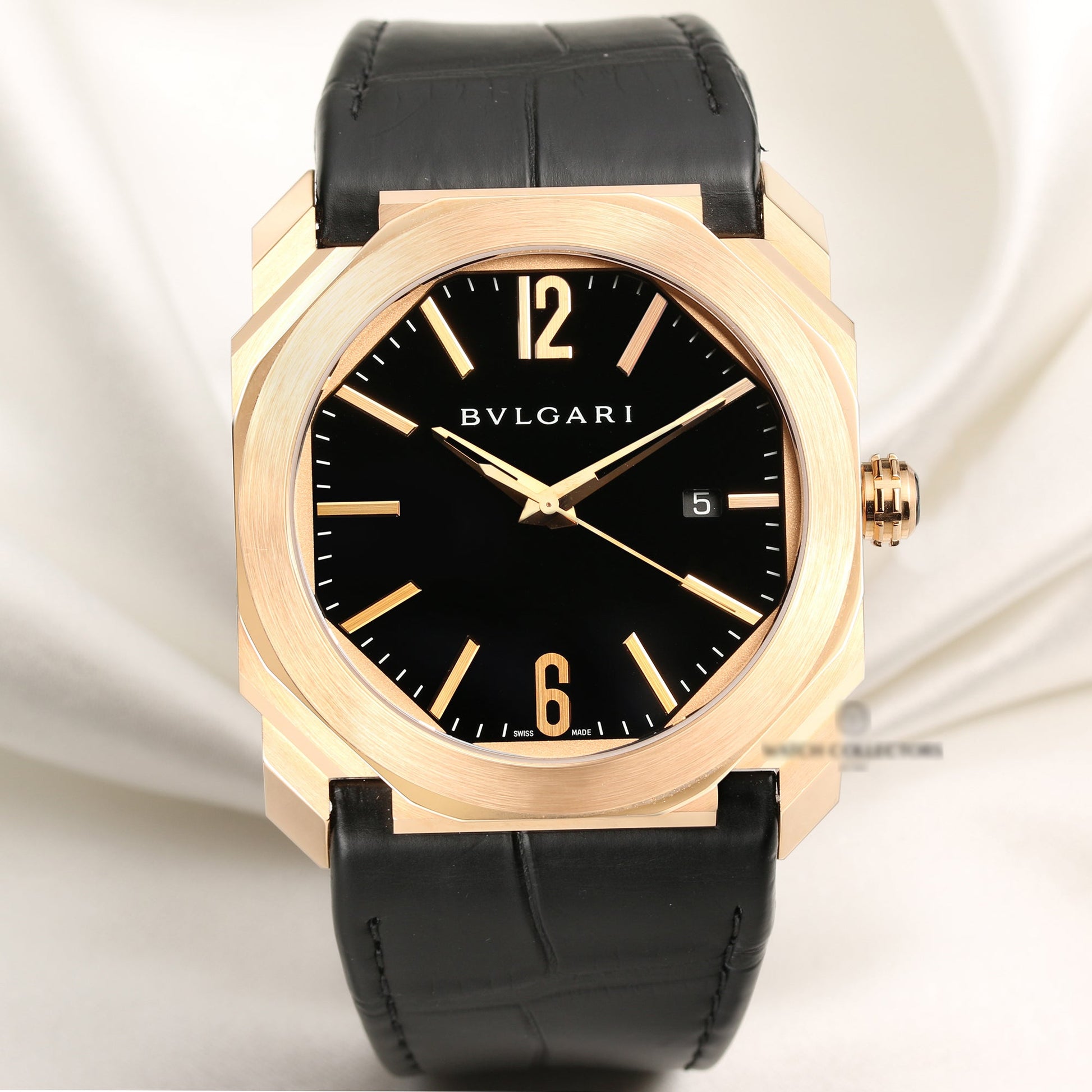 Unworn Full Set Bulgari Bvlgari Octo Solotempo BGOP41G Campeon Del Mundo 2012 Limited Edition 18k Rose Gold