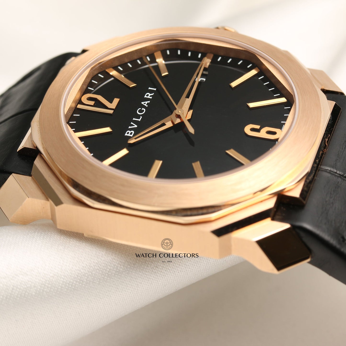 Unworn Full Set Bulgari Bvlgari Octo Solotempo BGOP41G Campeon Del Mundo 2012 Limited Edition 18k Rose Gold