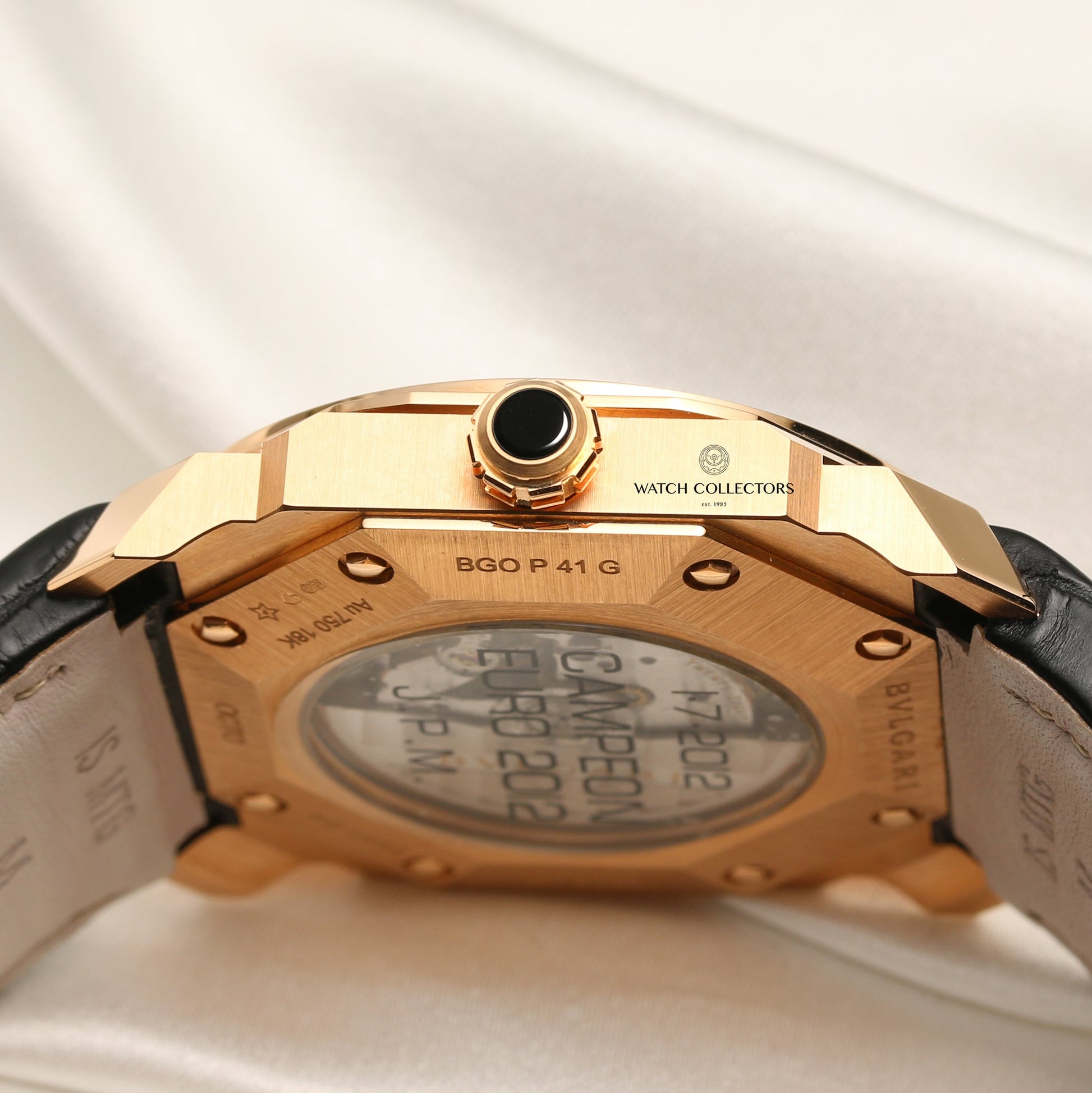 Unworn Full Set Bulgari Bvlgari Octo Solotempo BGOP41G Campeon Del Mundo 2012 Limited Edition 18k Rose Gold