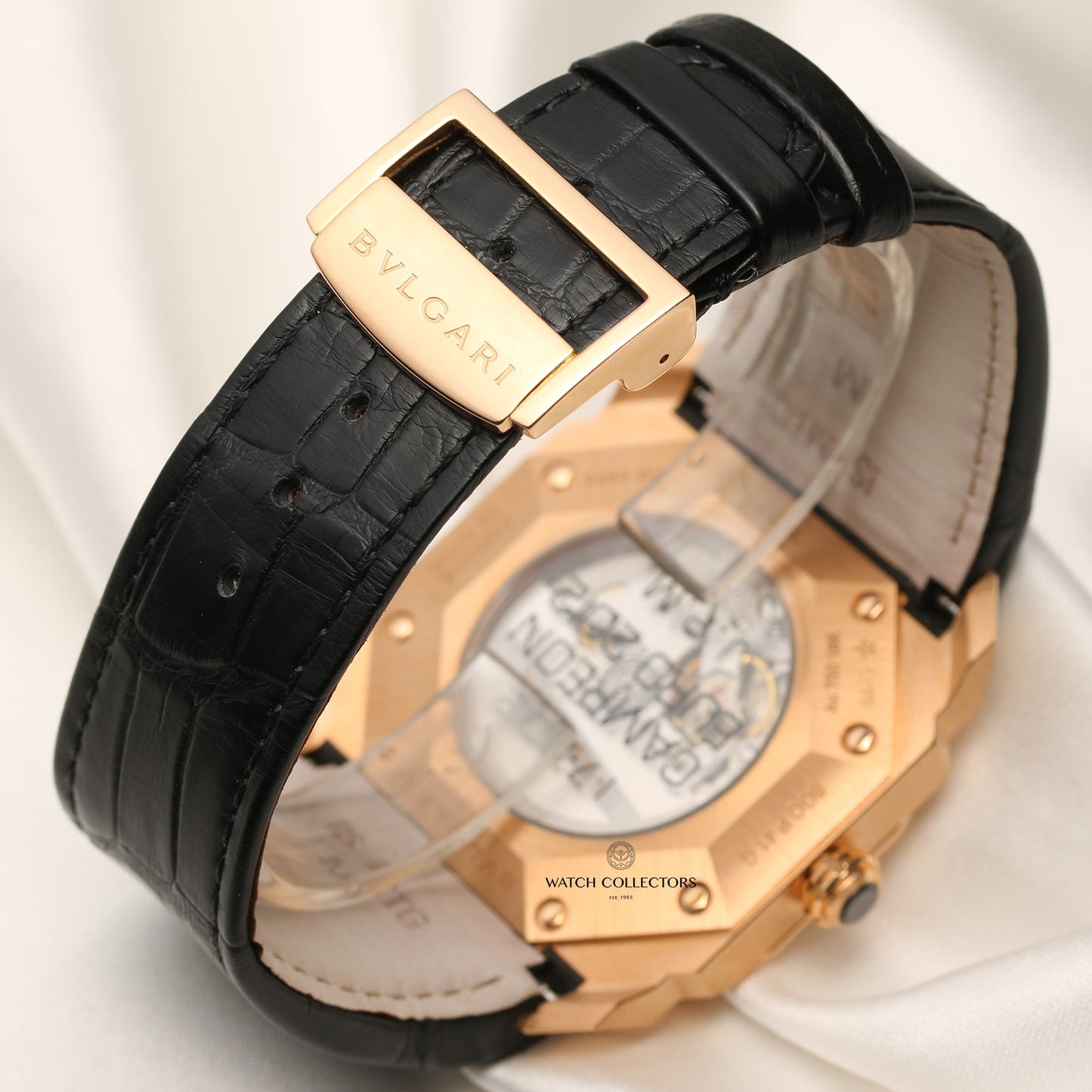 Unworn Full Set Bulgari Bvlgari Octo Solotempo BGOP41G Campeon Del Mundo 2012 Limited Edition 18k Rose Gold