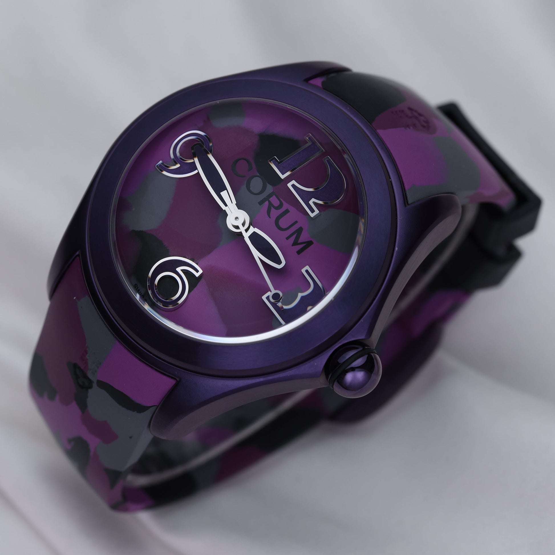 Unworn Corum Bubble 42 | REF. 082.413.98-0390 CA03 | Purple PVD Stainless Steel | Limited 88 Pieces