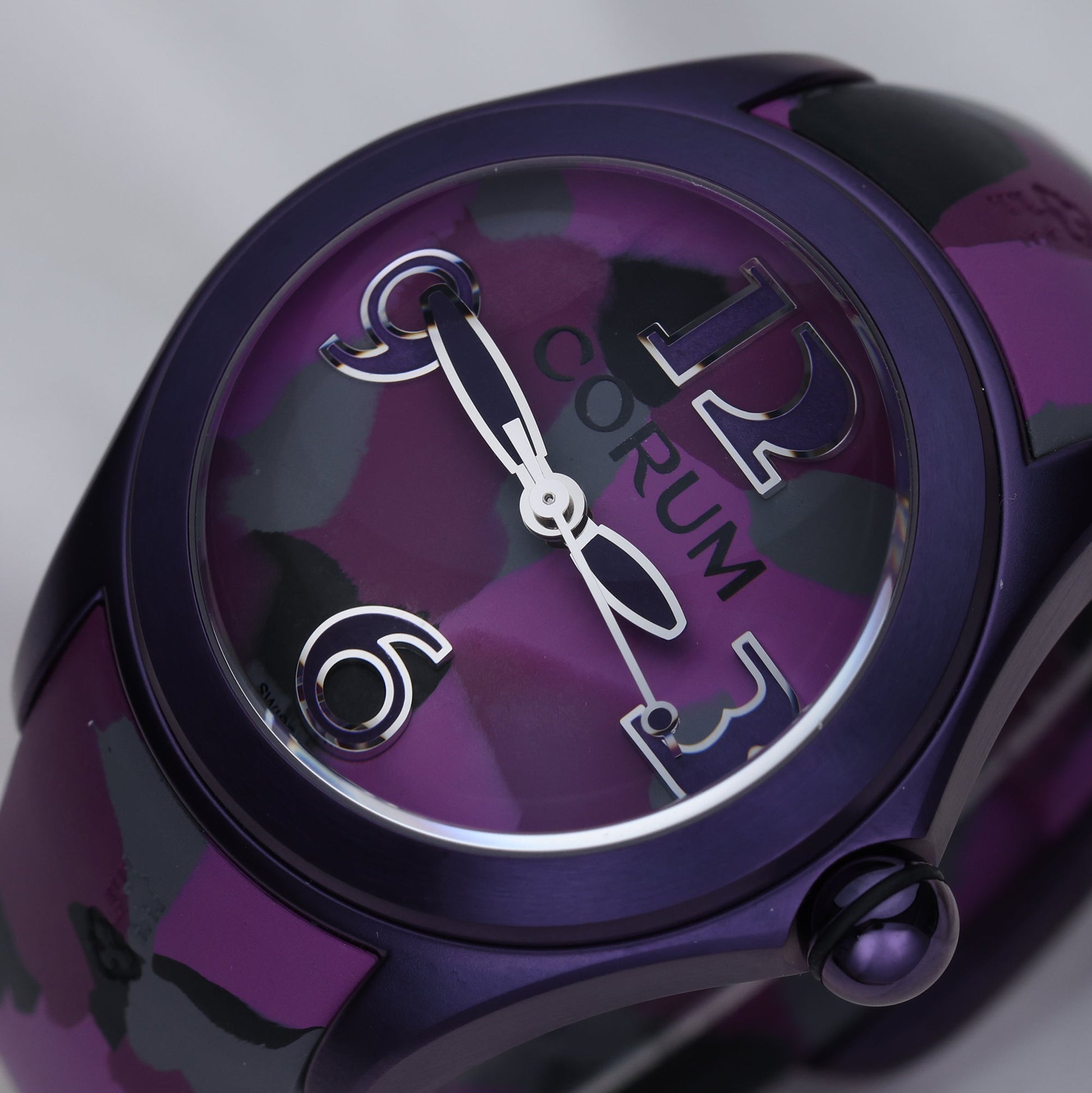 Unworn Corum Bubble 42 | REF. 082.413.98-0390 CA03 | Purple PVD Stainless Steel | Limited 88 Pieces