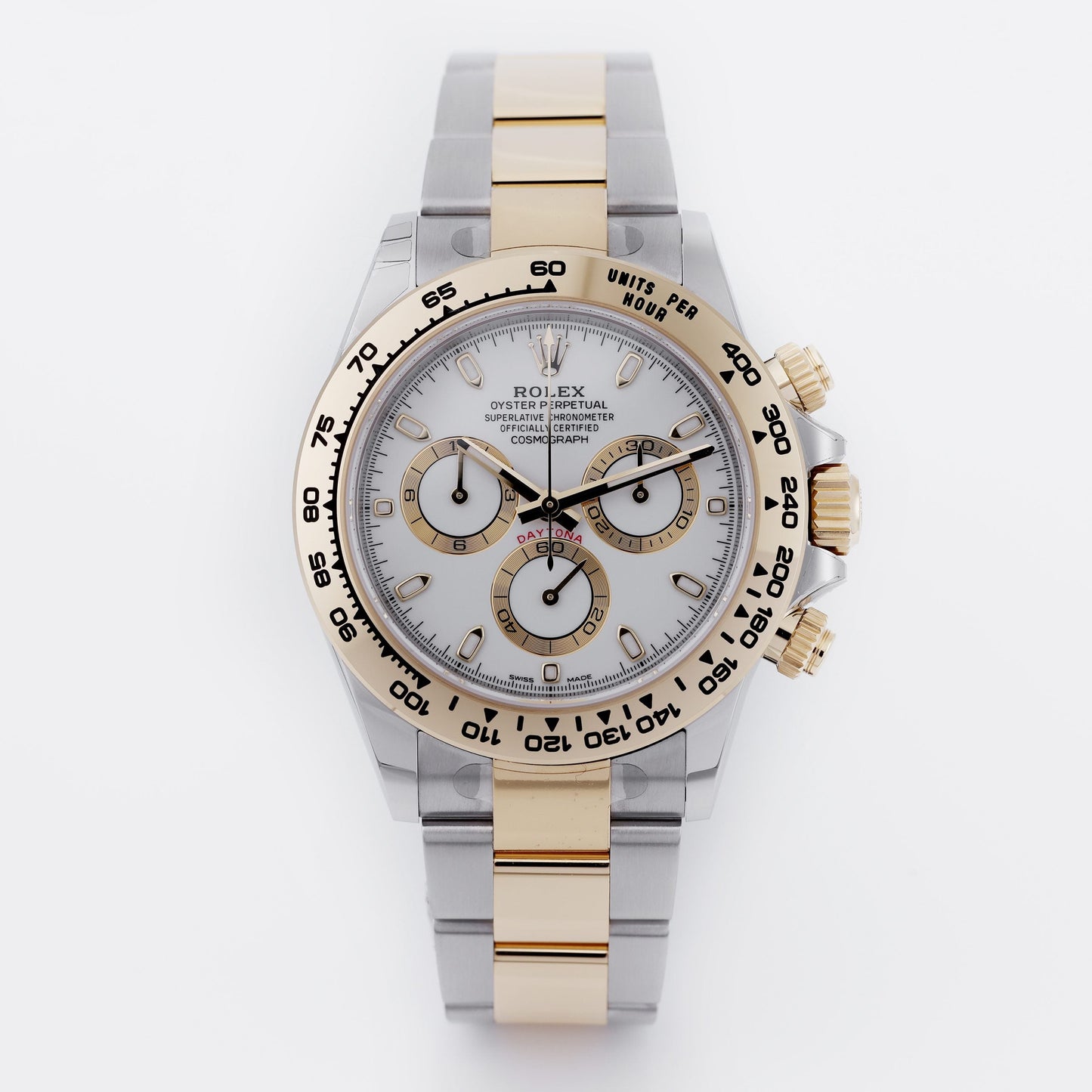 Unworn 2022 Rolex Daytona | REF. 116503 | White Dial | Stainless Steel & 18k Yellow Gold | Box & Papers