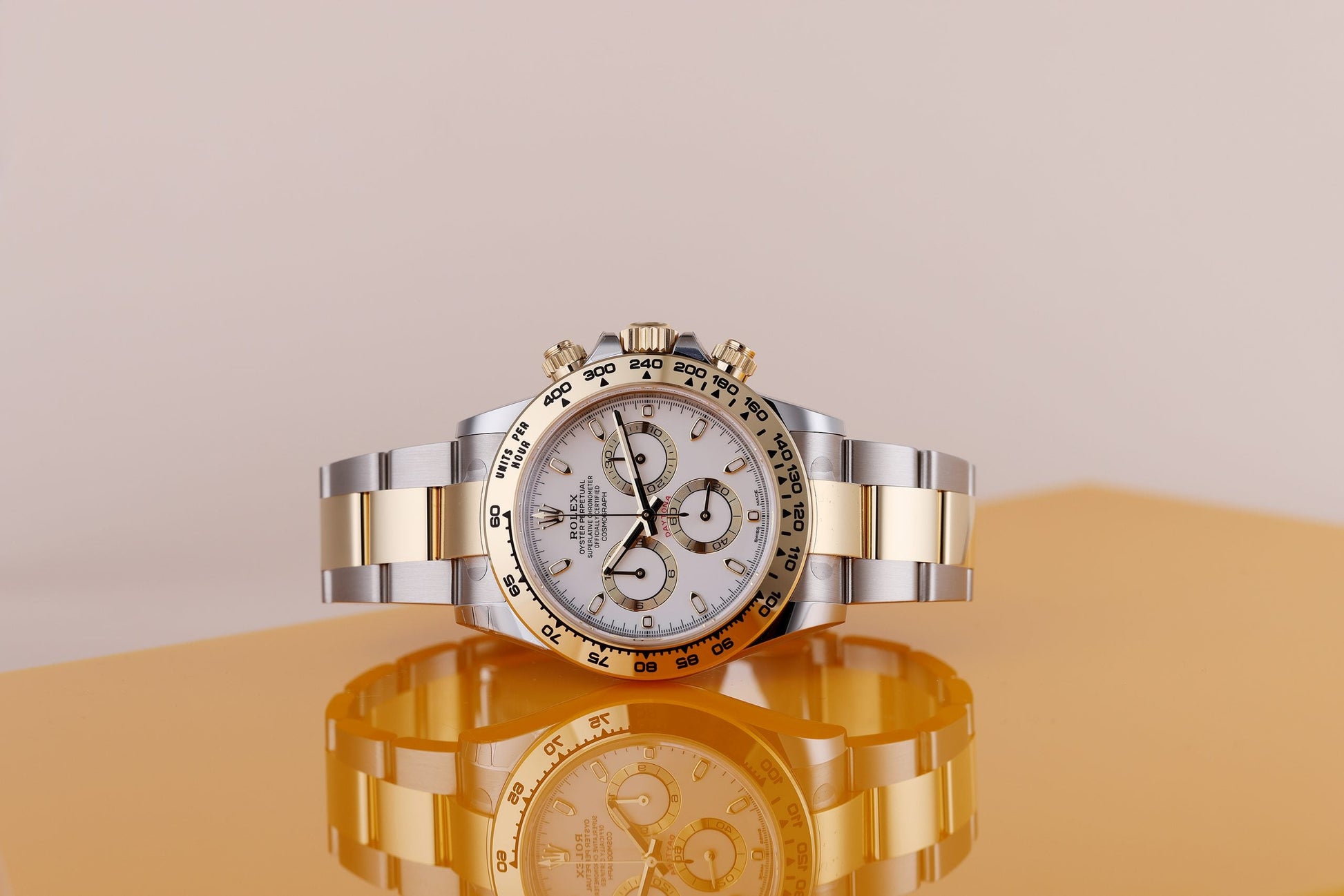 Unworn 2022 Rolex Daytona | REF. 116503 | White Dial | Stainless Steel & 18k Yellow Gold | Box & Papers