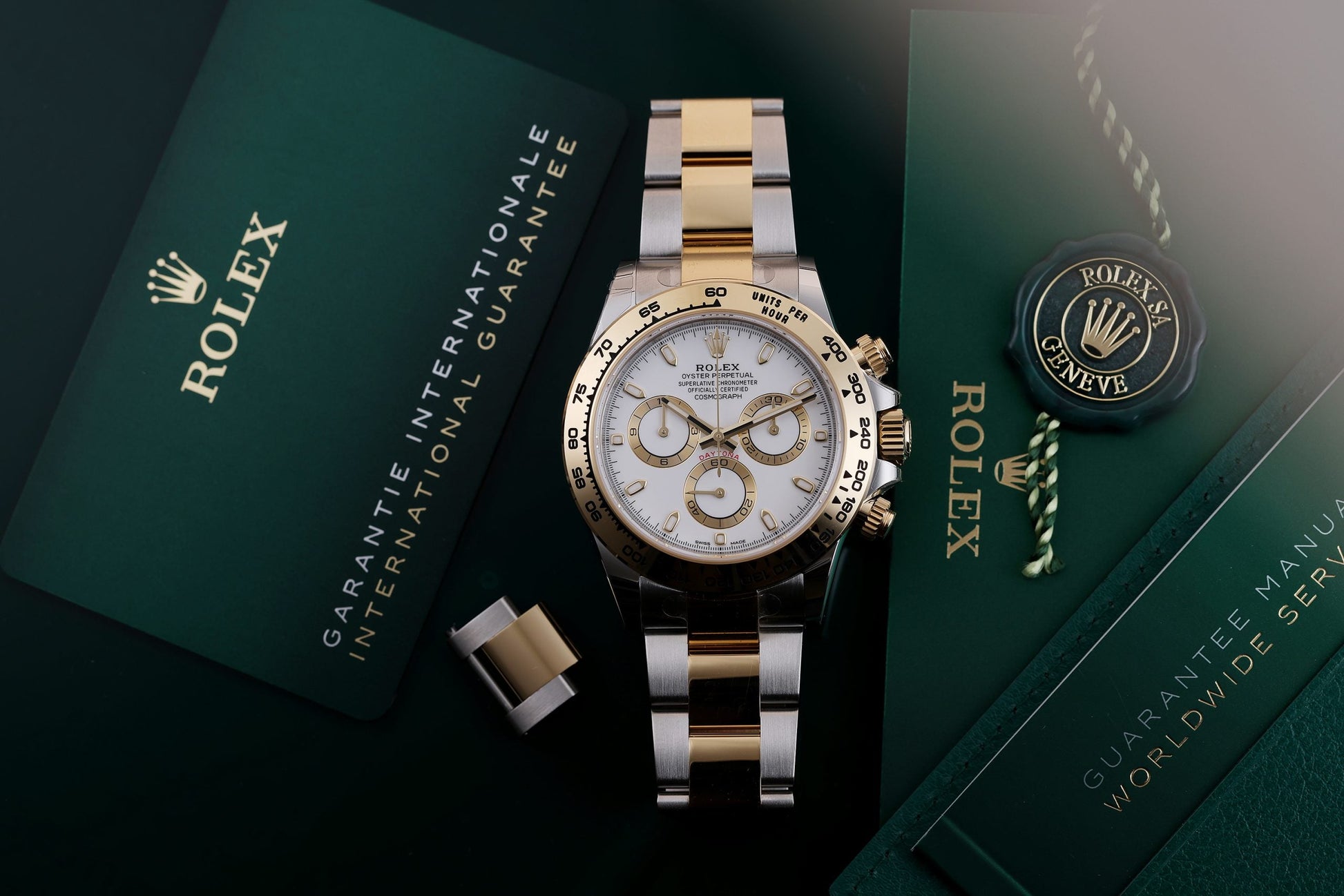 Unworn 2022 Rolex Daytona | REF. 116503 | White Dial | Stainless Steel & 18k Yellow Gold | Box & Papers