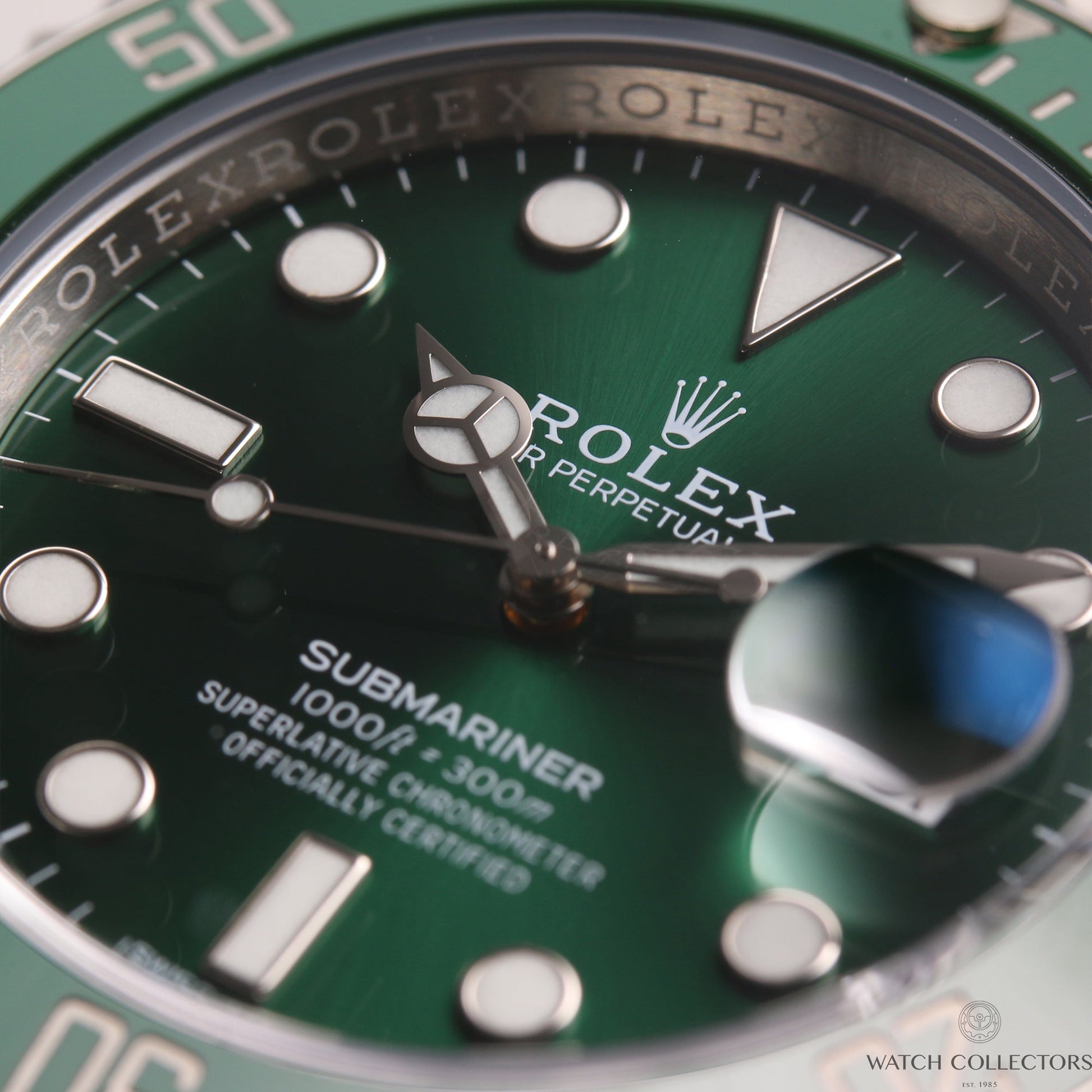 Rolex Submariner Date Hulk 116610LV Stainless Steel full set