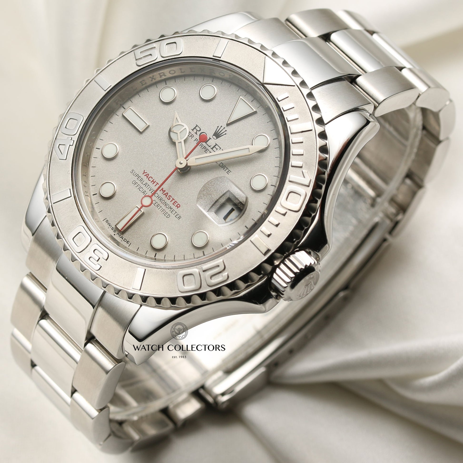 Rolex Yacht-Master 16622 Platinum & Stainless Steel