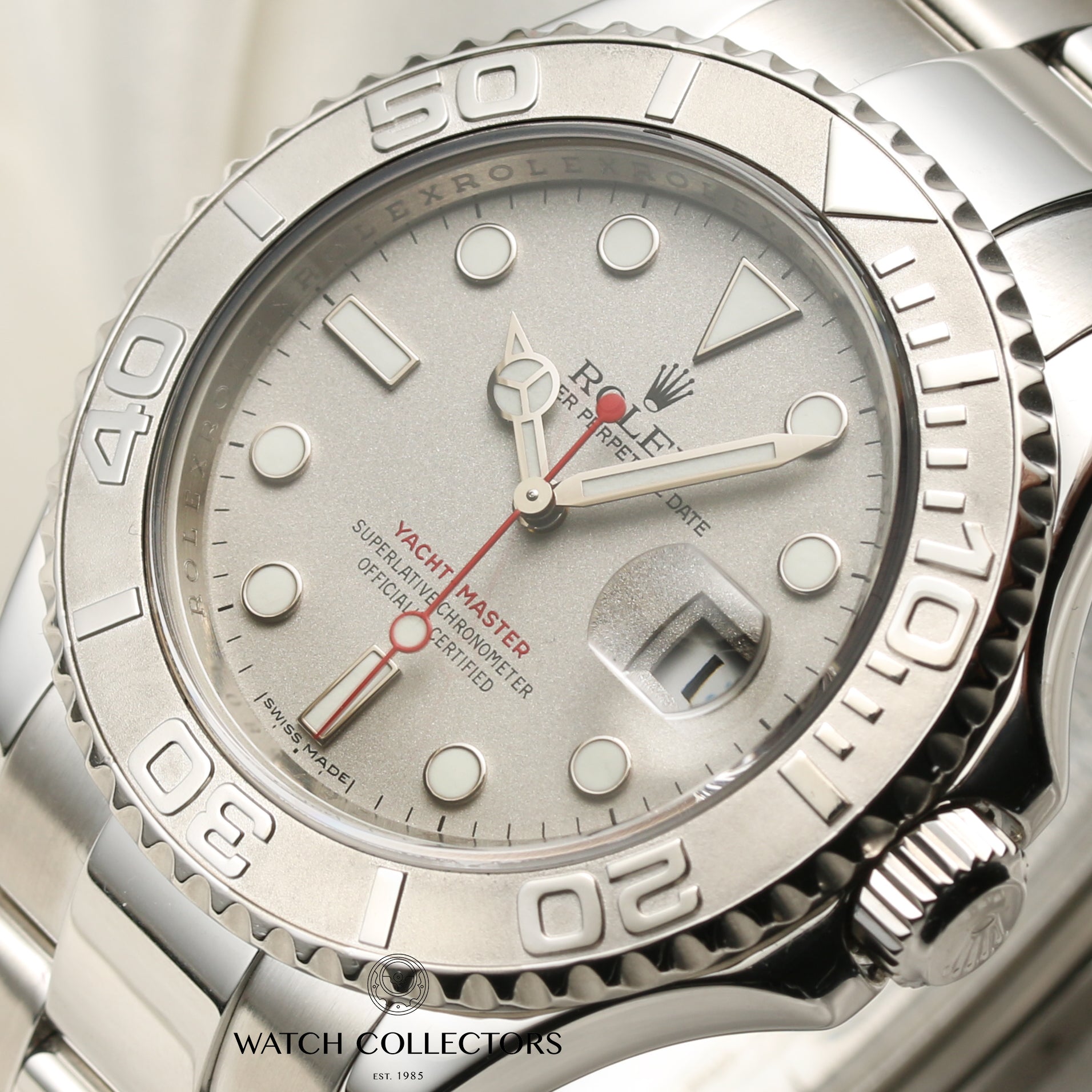 Rolex Yacht-Master 16622 Platinum & Stainless Steel