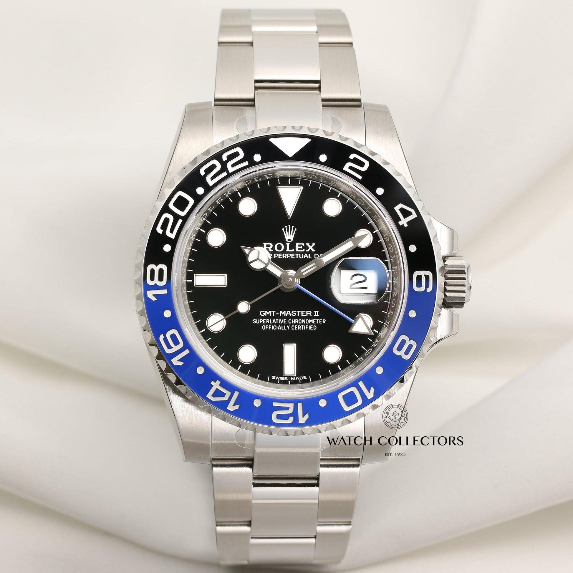 Unworn Full-Set Rolex GMT-Master II "Batman" 116710BLNR Stainless Steel