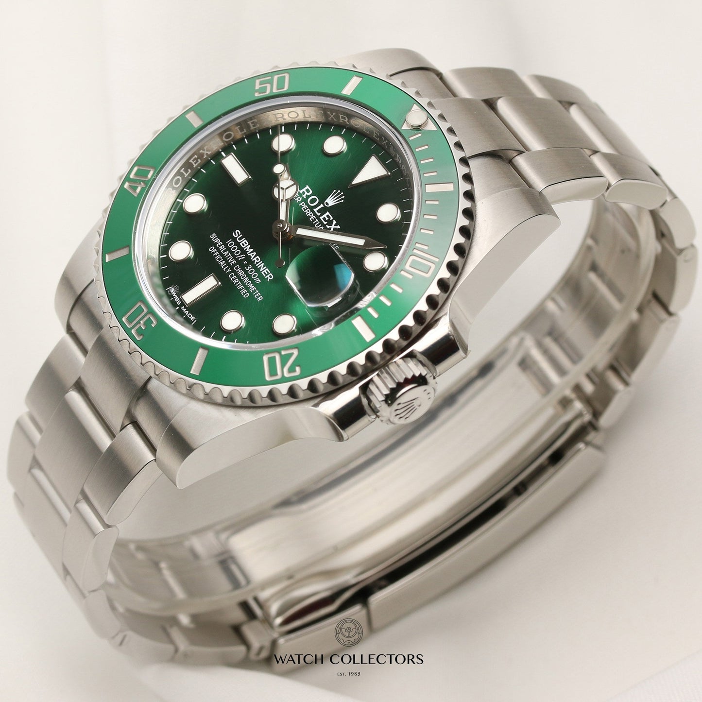 Unworn Full-Set Rolex Submariner "Hulk" 116610LV Stainless Steel 2019