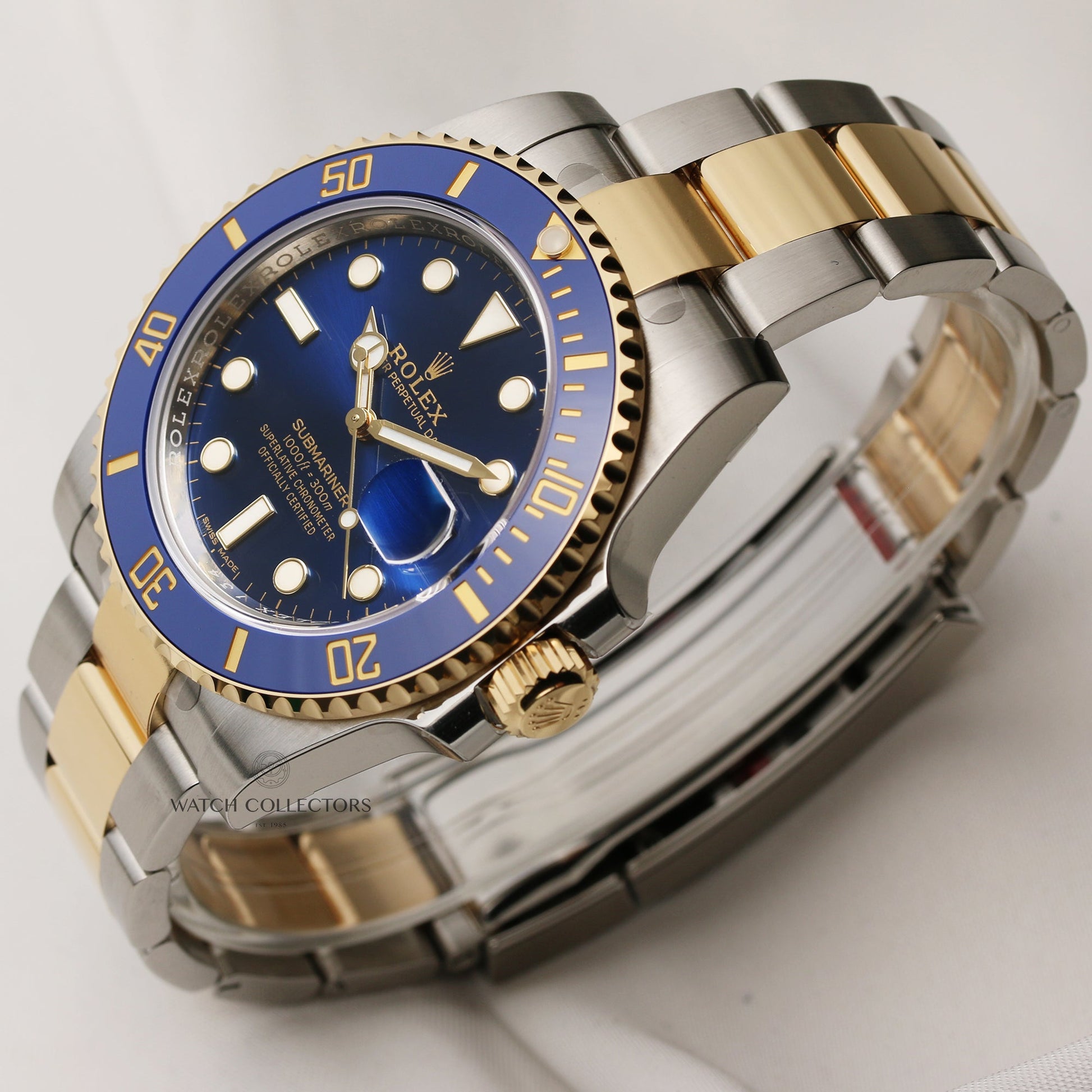 Unworn full-set Rolex Submariner Date Ceramic 116613LB Stainless Steel & 18K Yellow Gold