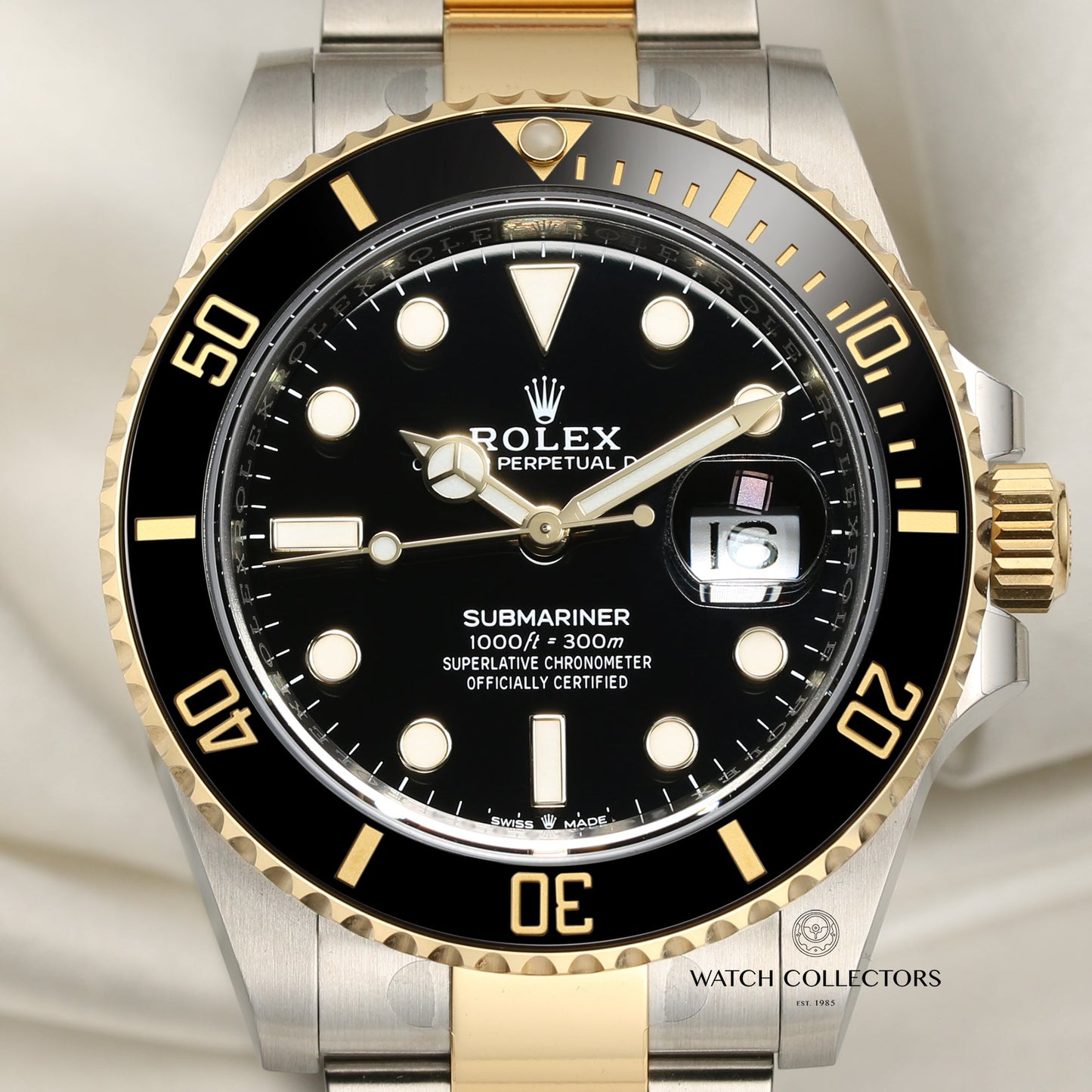 2020 Unworn Rolex Submariner 126613LN Stainless Steel & 18K Yellow Gold Black Dial