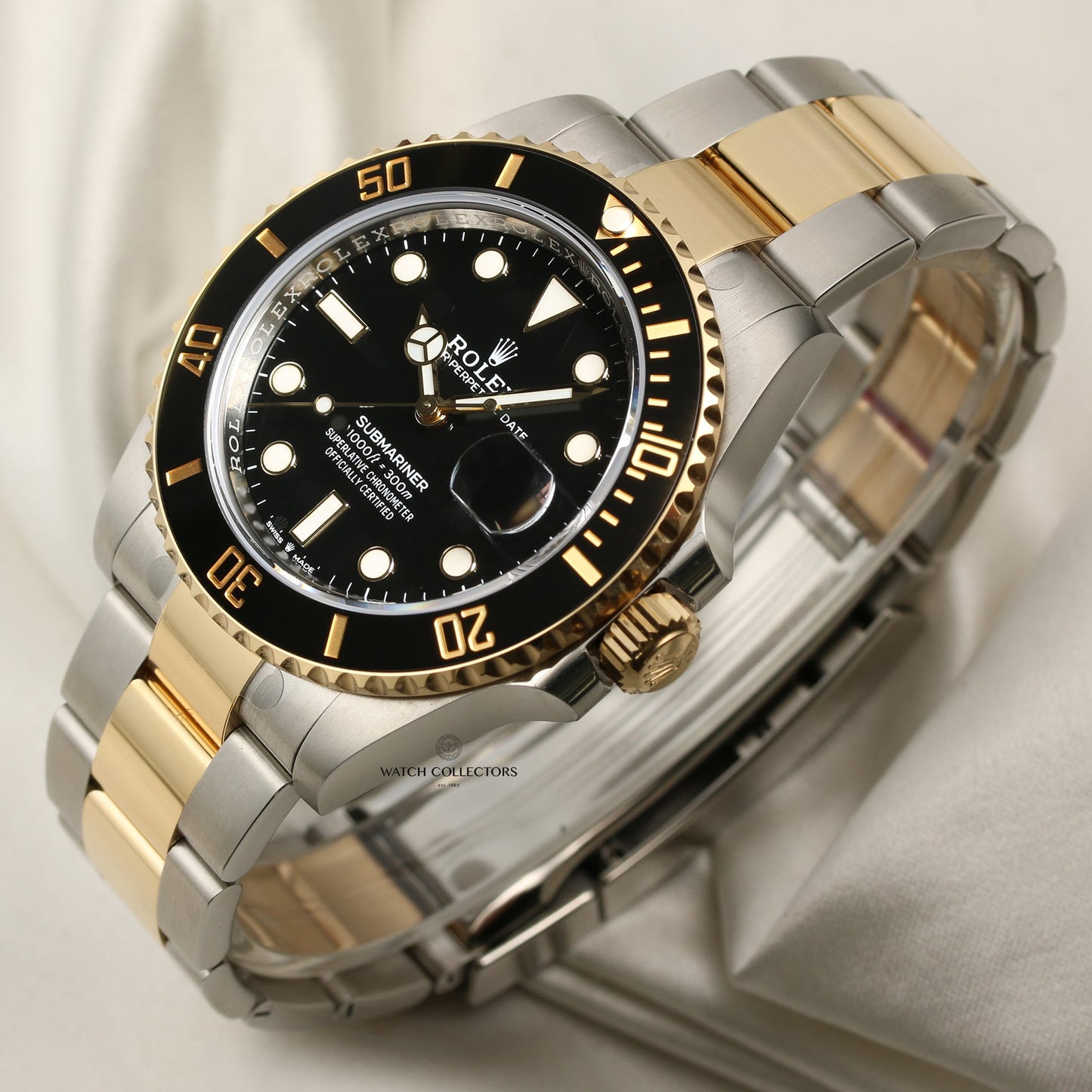 2020 Unworn Rolex Submariner 126613LN Stainless Steel & 18K Yellow Gold Black Dial