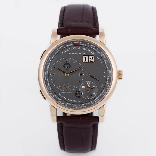 A. Lange & Söhne Lange 1 Time Zone | REF. 116.033 | 18k Rose Gold | Grey Dial | Box & Papers | 2009