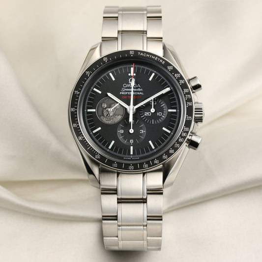 Unworn New Old Stock: Omega Speedmaster Professional "Moon Watch" 311.30.42.30.01.002 40th Anniversary Apollo 11 Stainless Steel Limited Series