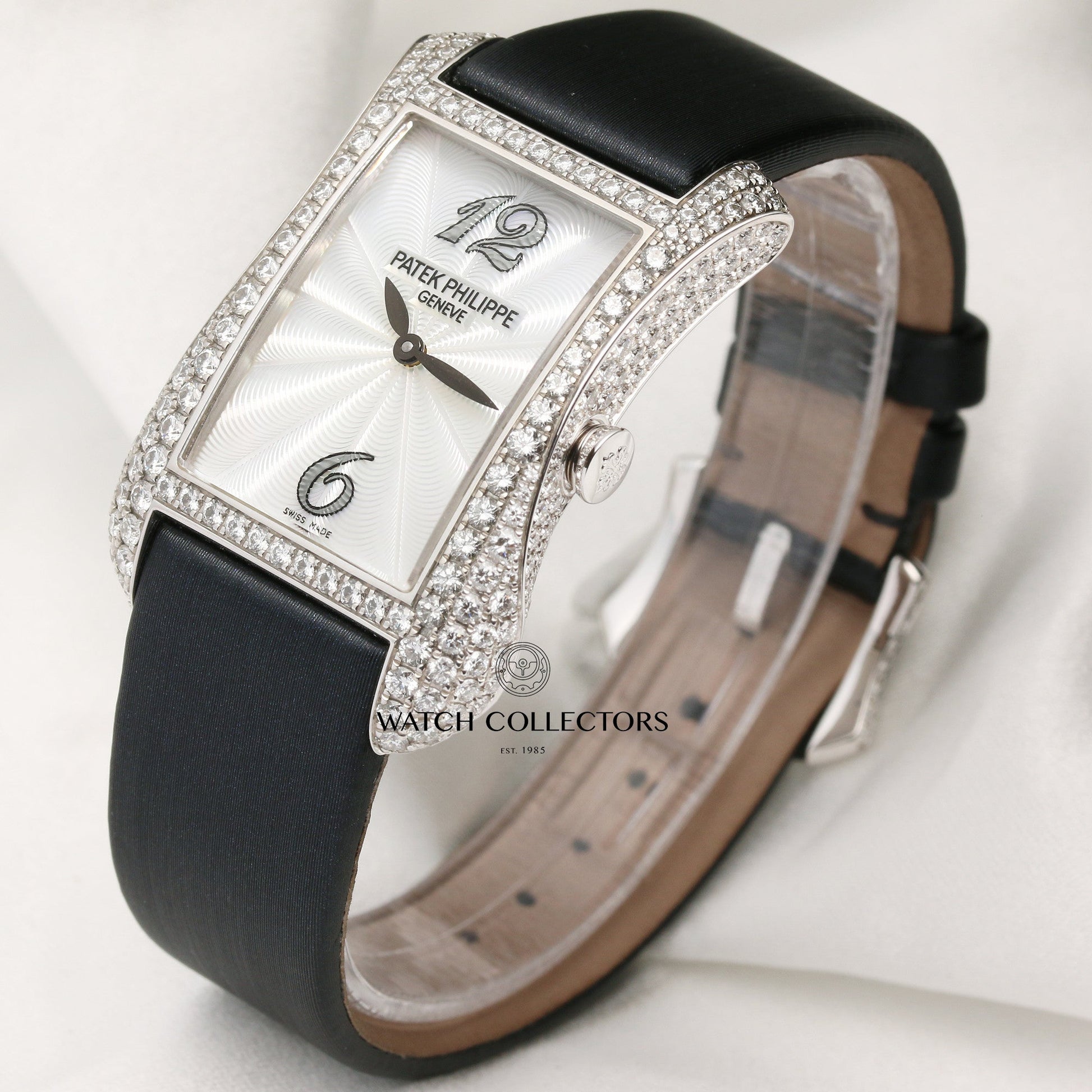 Unworn Patek Philippe Lady Gondolo Serata 4973G-001 18K White Gold Diamond