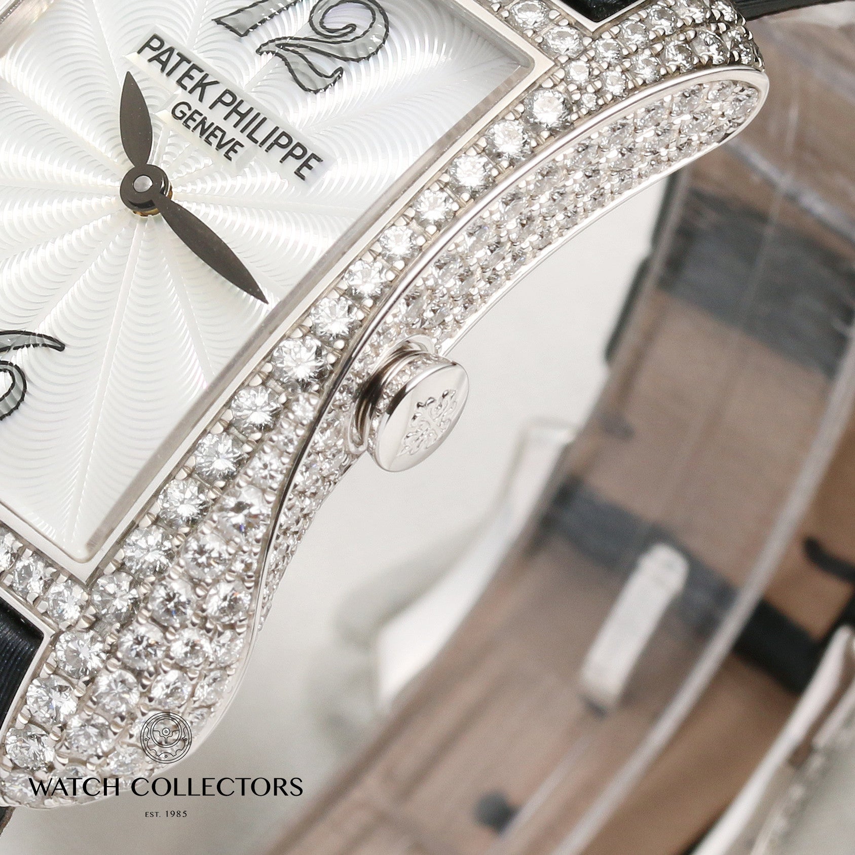 Unworn Patek Philippe Lady Gondolo Serata 4973G-001 18K White Gold Diamond