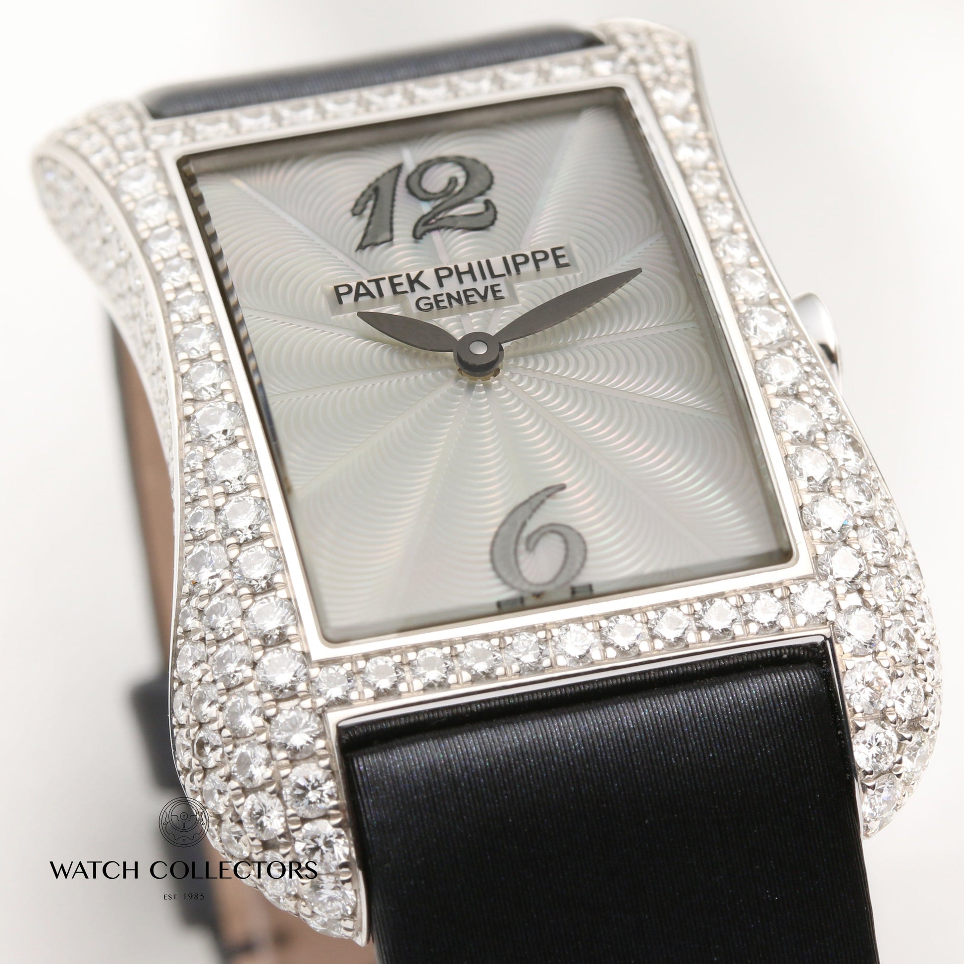 Unworn Patek Philippe Lady Gondolo Serata 4973G-001 18K White Gold Diamond