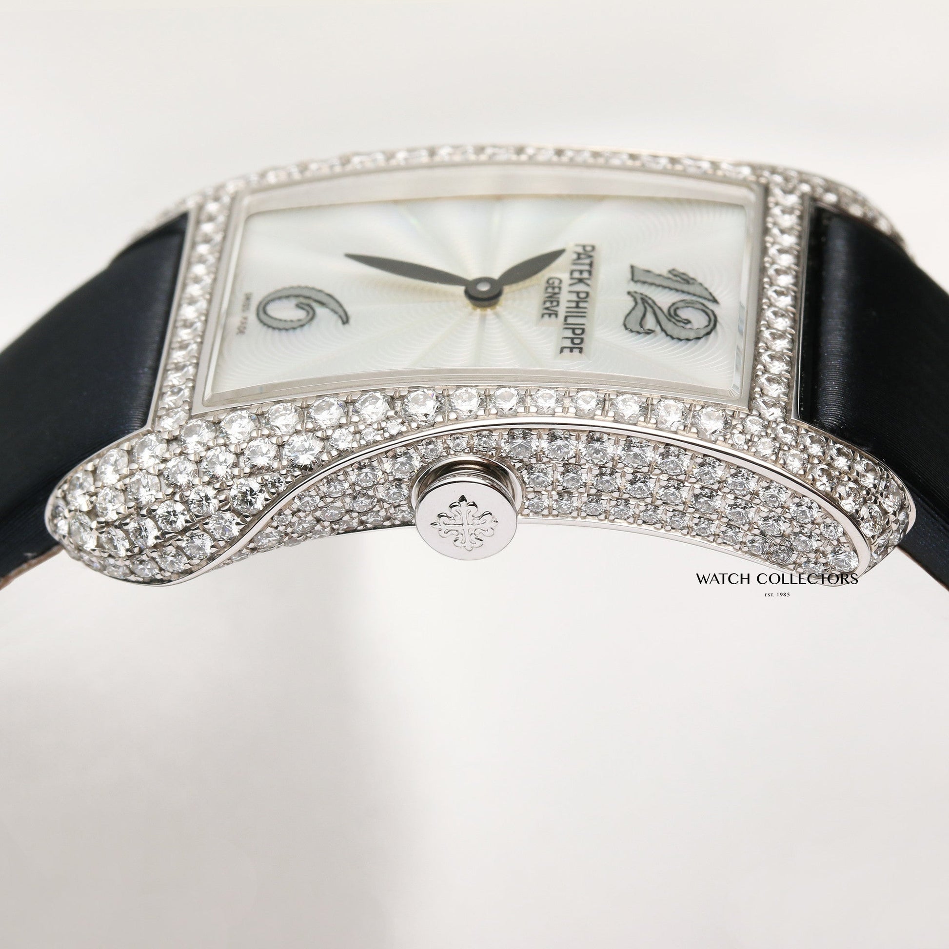 Unworn Patek Philippe Lady Gondolo Serata 4973G-001 18K White Gold Diamond