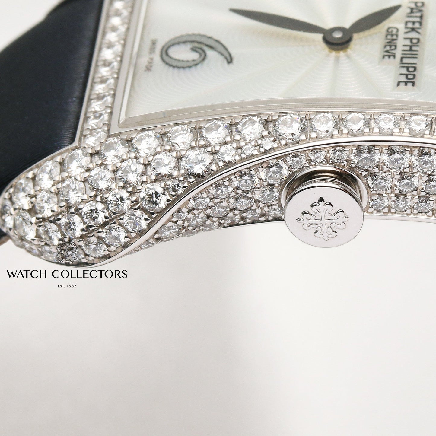 Unworn Patek Philippe Lady Gondolo Serata 4973G-001 18K White Gold Diamond