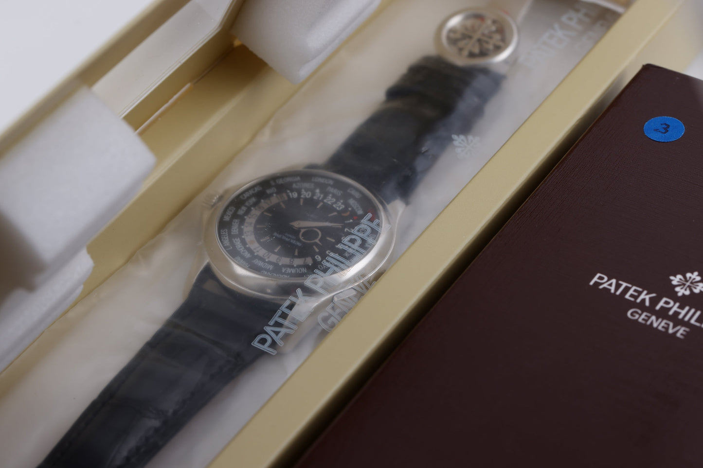 Unworn Patek Philippe World Time | REF. 5130P-014 | Dubai Edition | Platinum