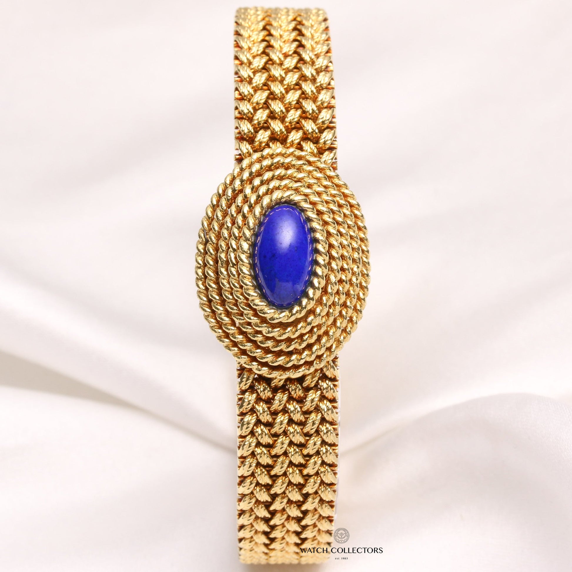 Very rare & possibly unique vintage Piaget 18K Yellow Gold Lapis Lazuli