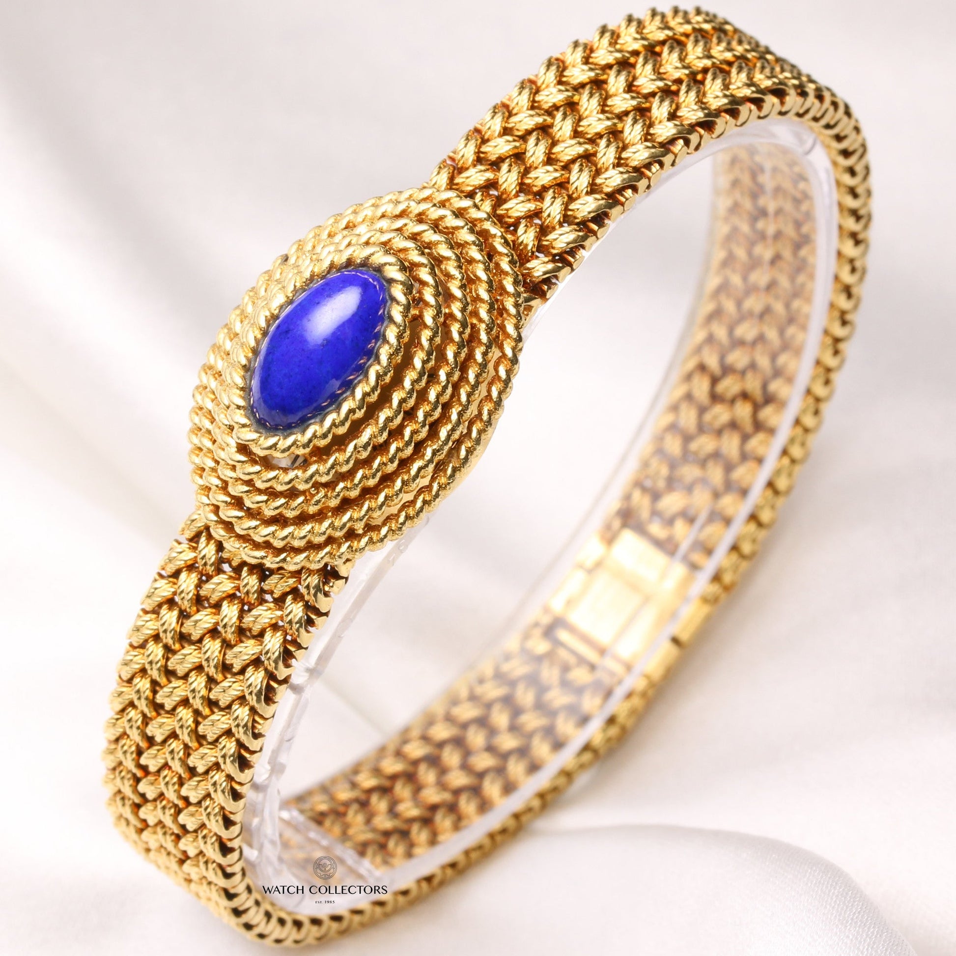 Very rare & possibly unique vintage Piaget 18K Yellow Gold Lapis Lazuli